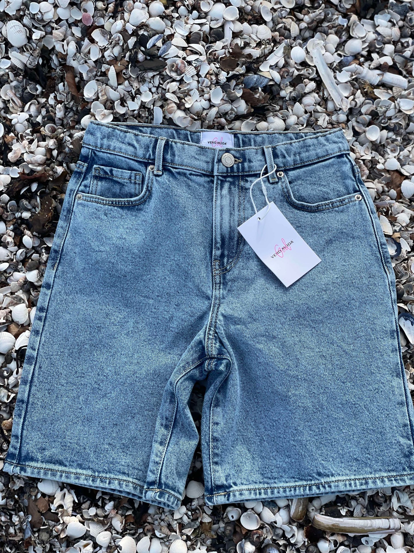 VMSKYE 5 Pockets Shorts - Light Blue Denim