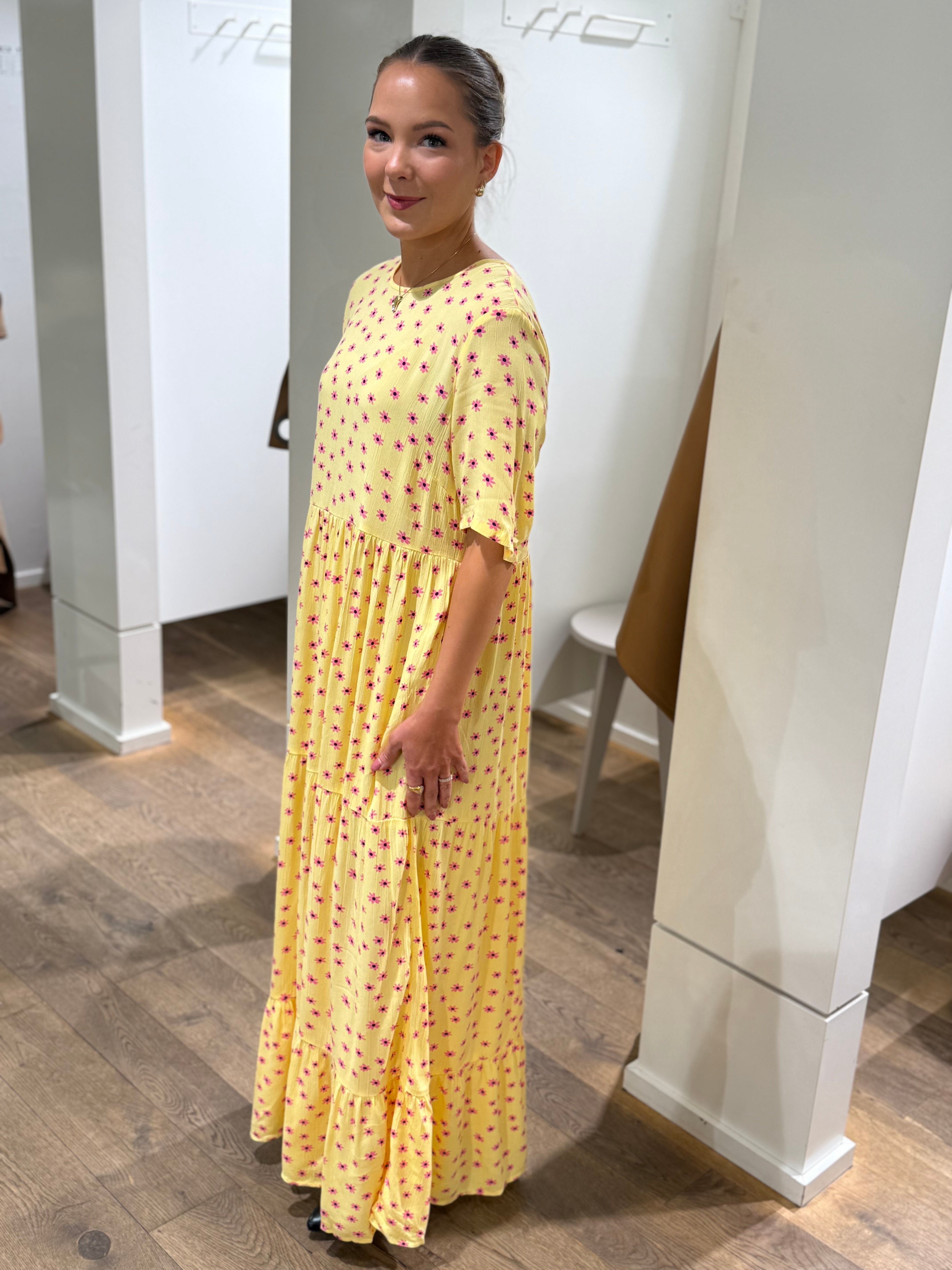 PCEVIE Long Dress - French Vanilla