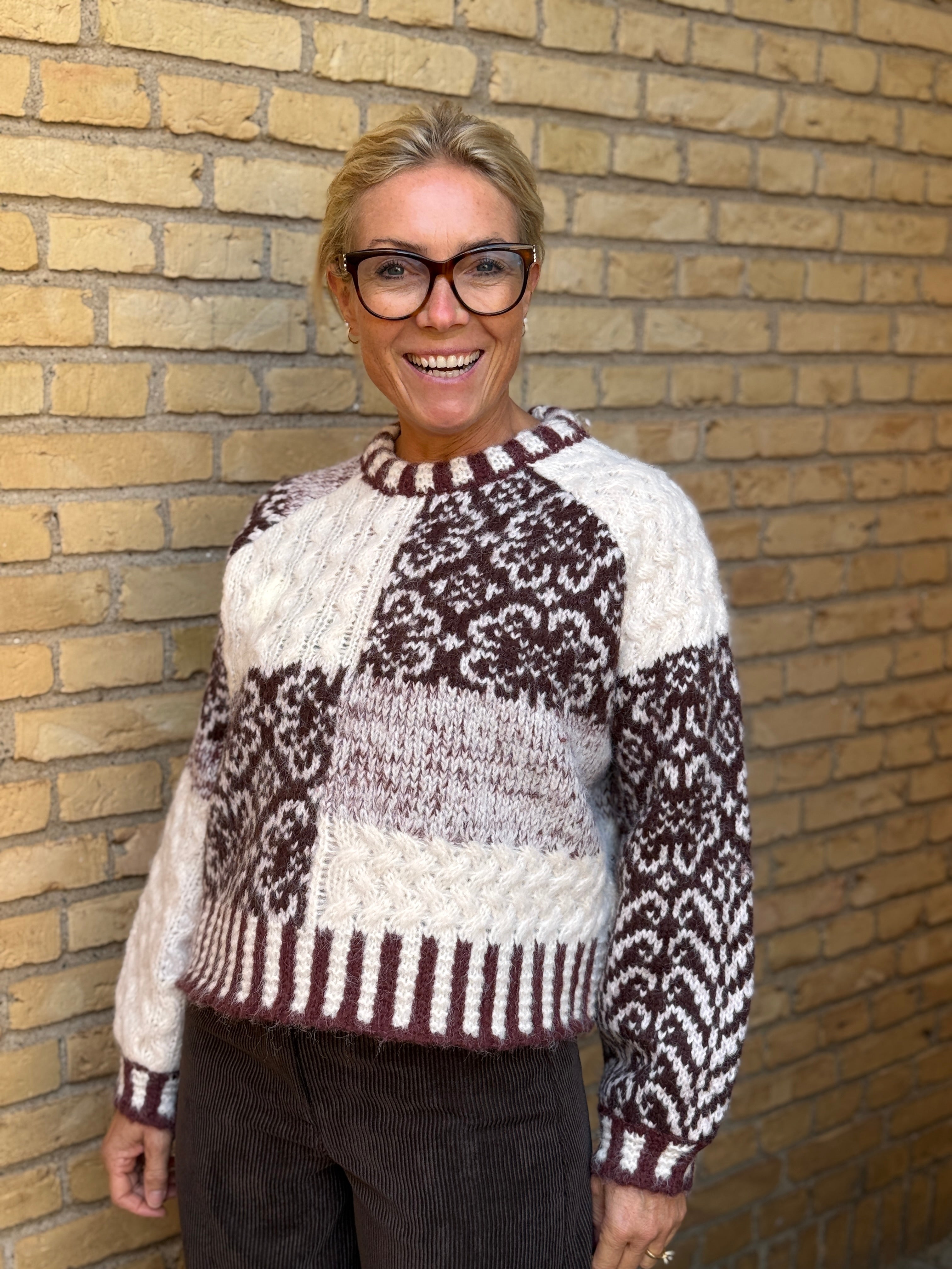 PCFUSION Pullover - Greige