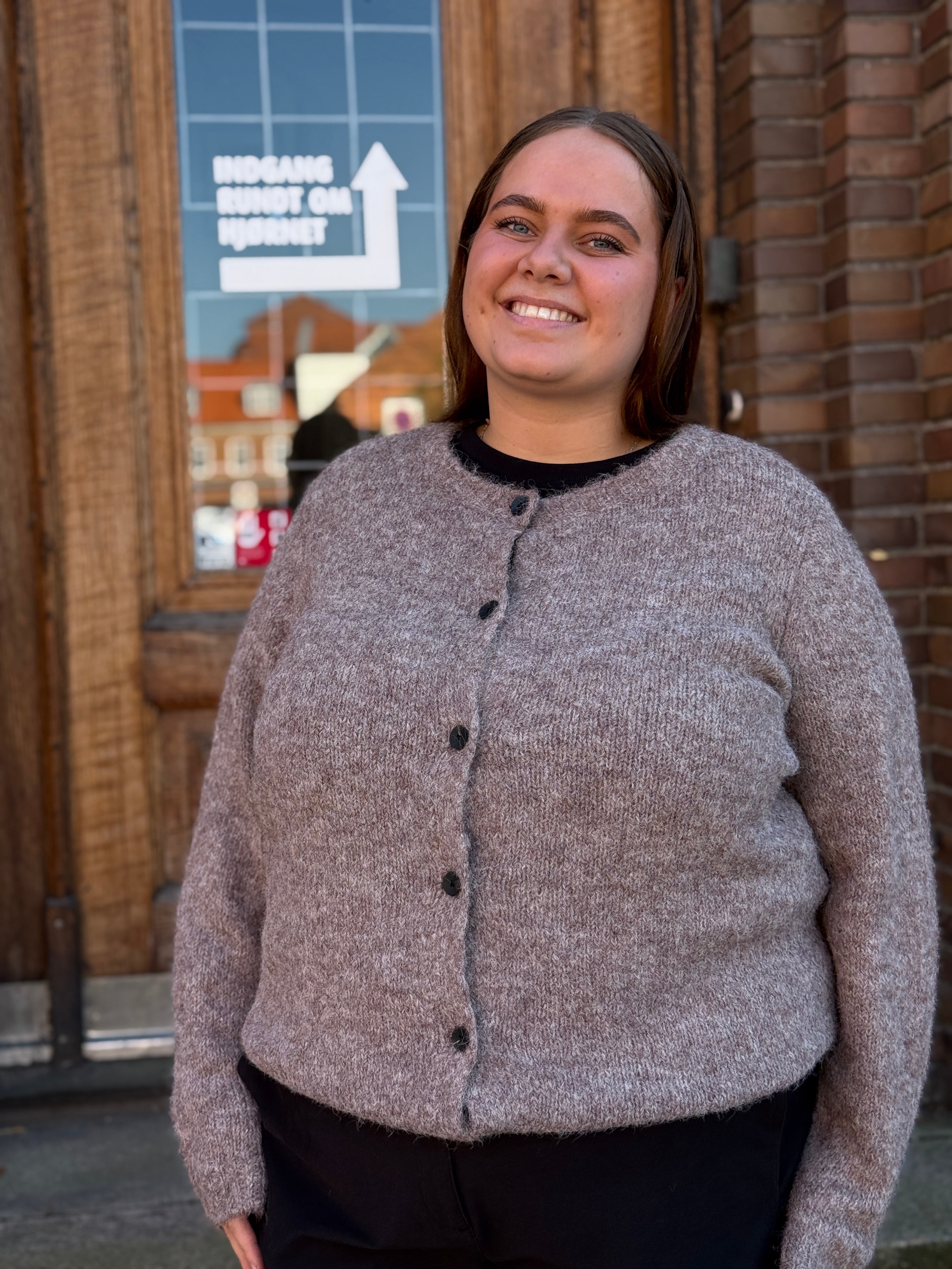 VMCNOVAH Knitted Cardigan - Brown Lentil