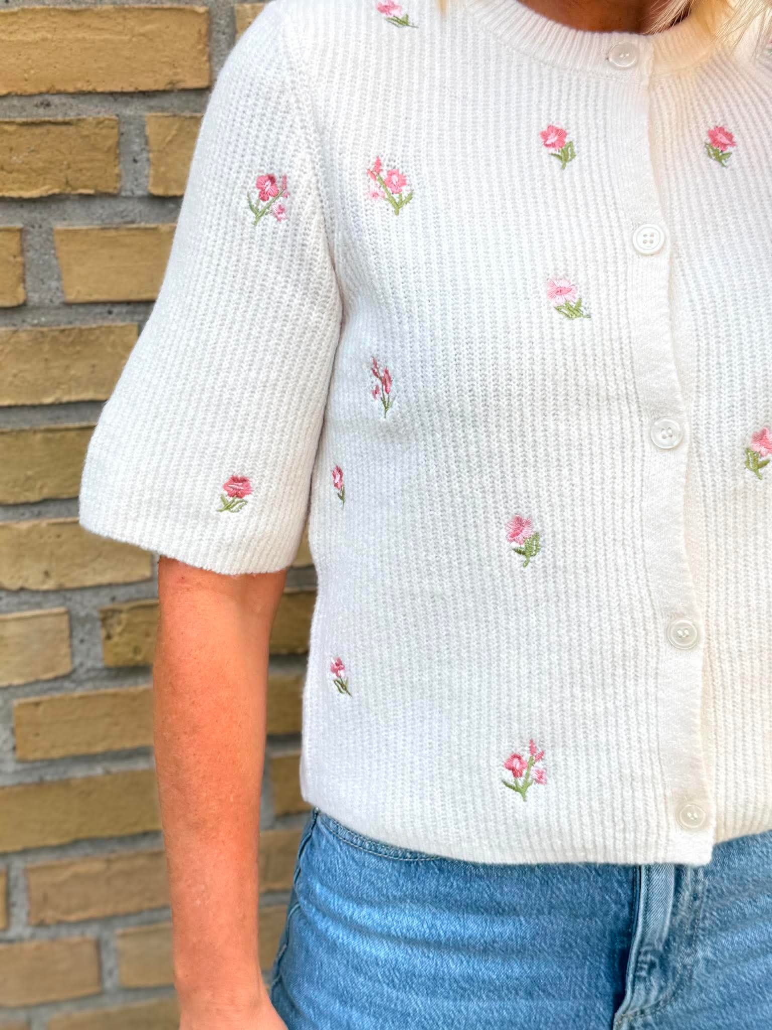 PCSILLY Knitted Cardigan - Birch