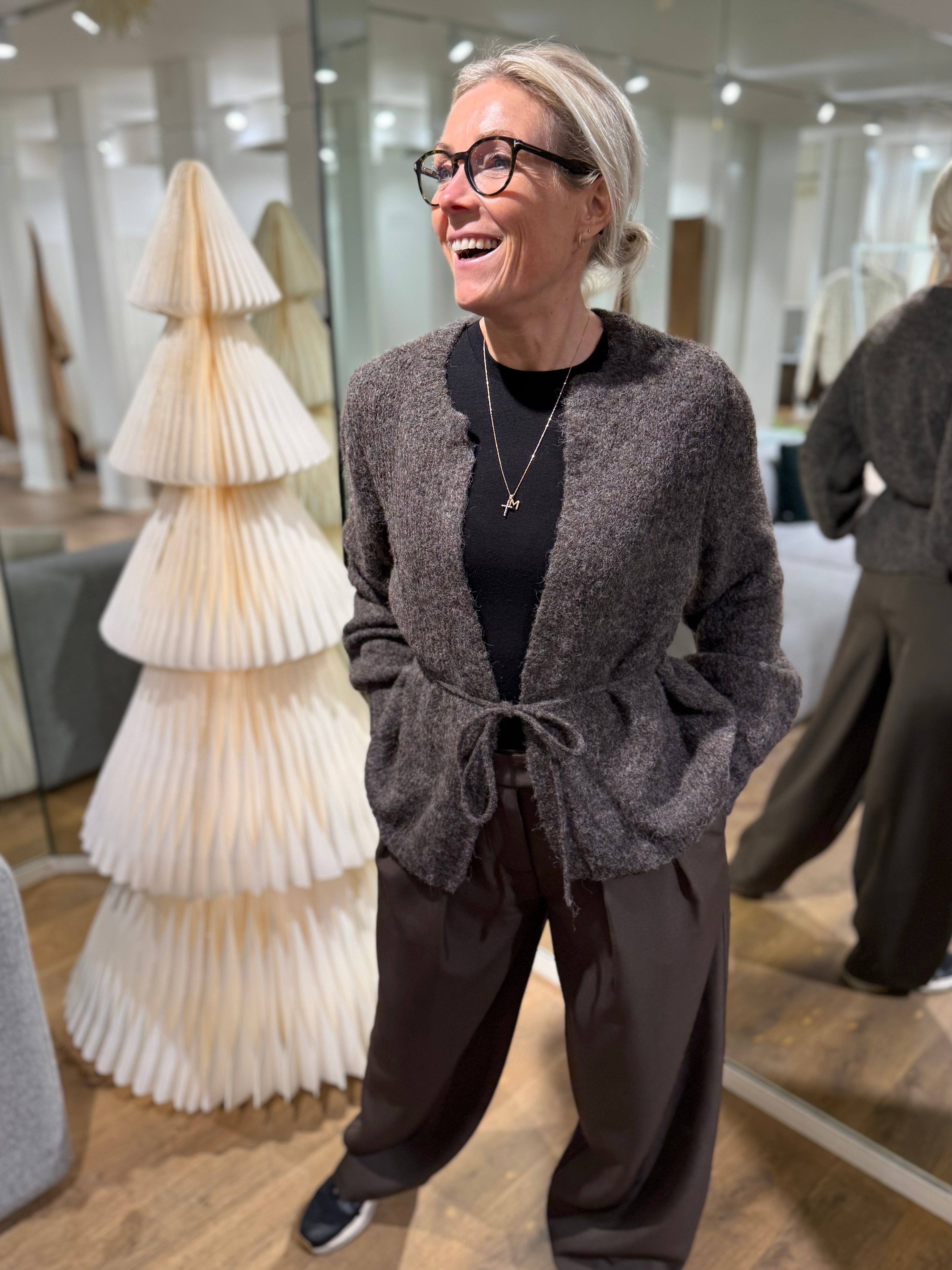 VMAGNES Knit Cardigan - Chocolate Torte