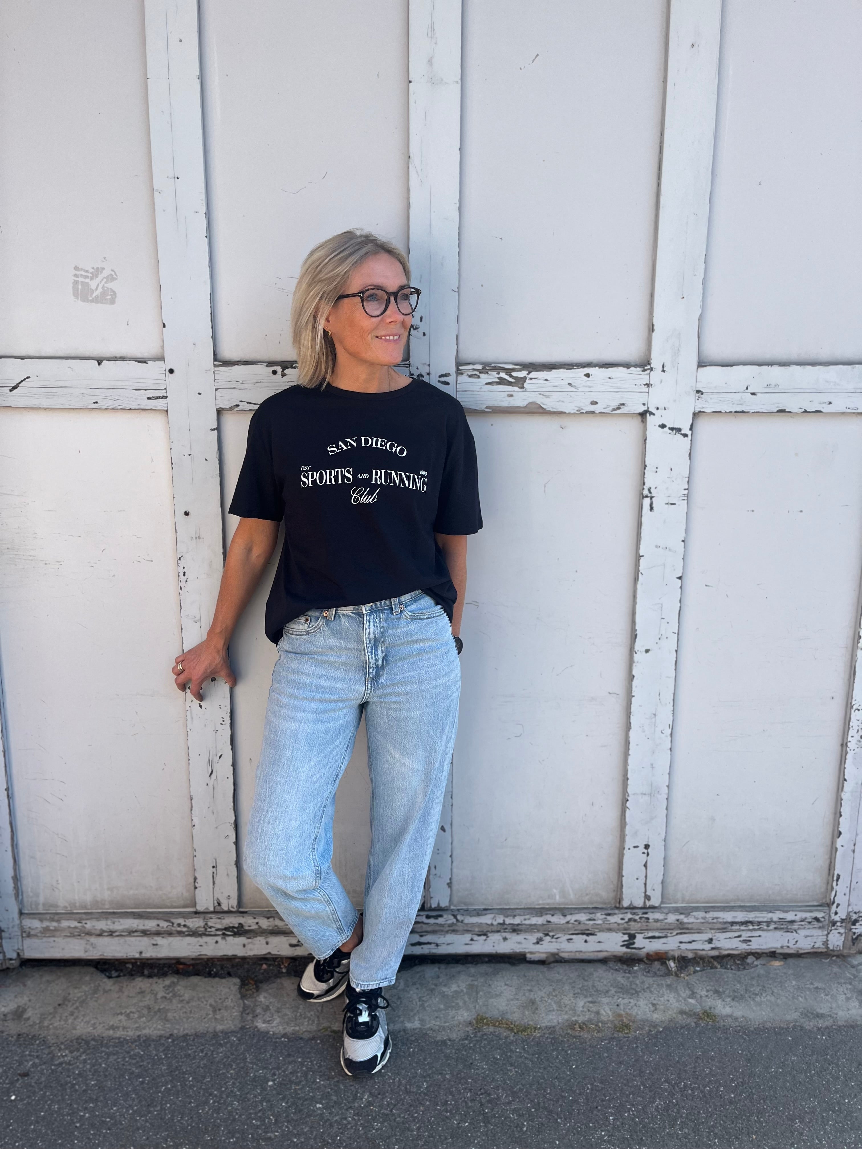 VMTESSA mom Jeans - Light Blue Denim