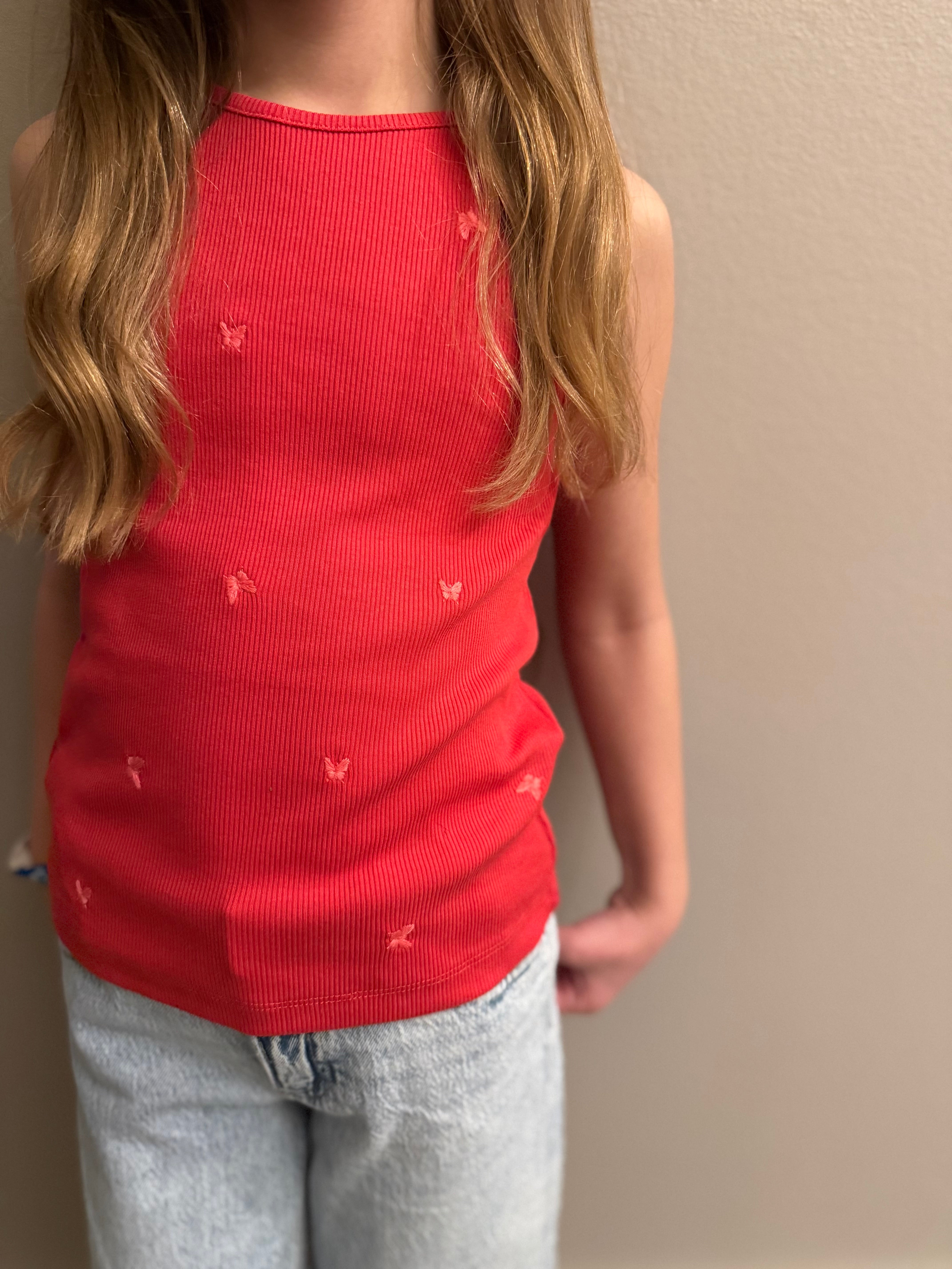 VMNAJA Girl Tank-Top - Poinsettia