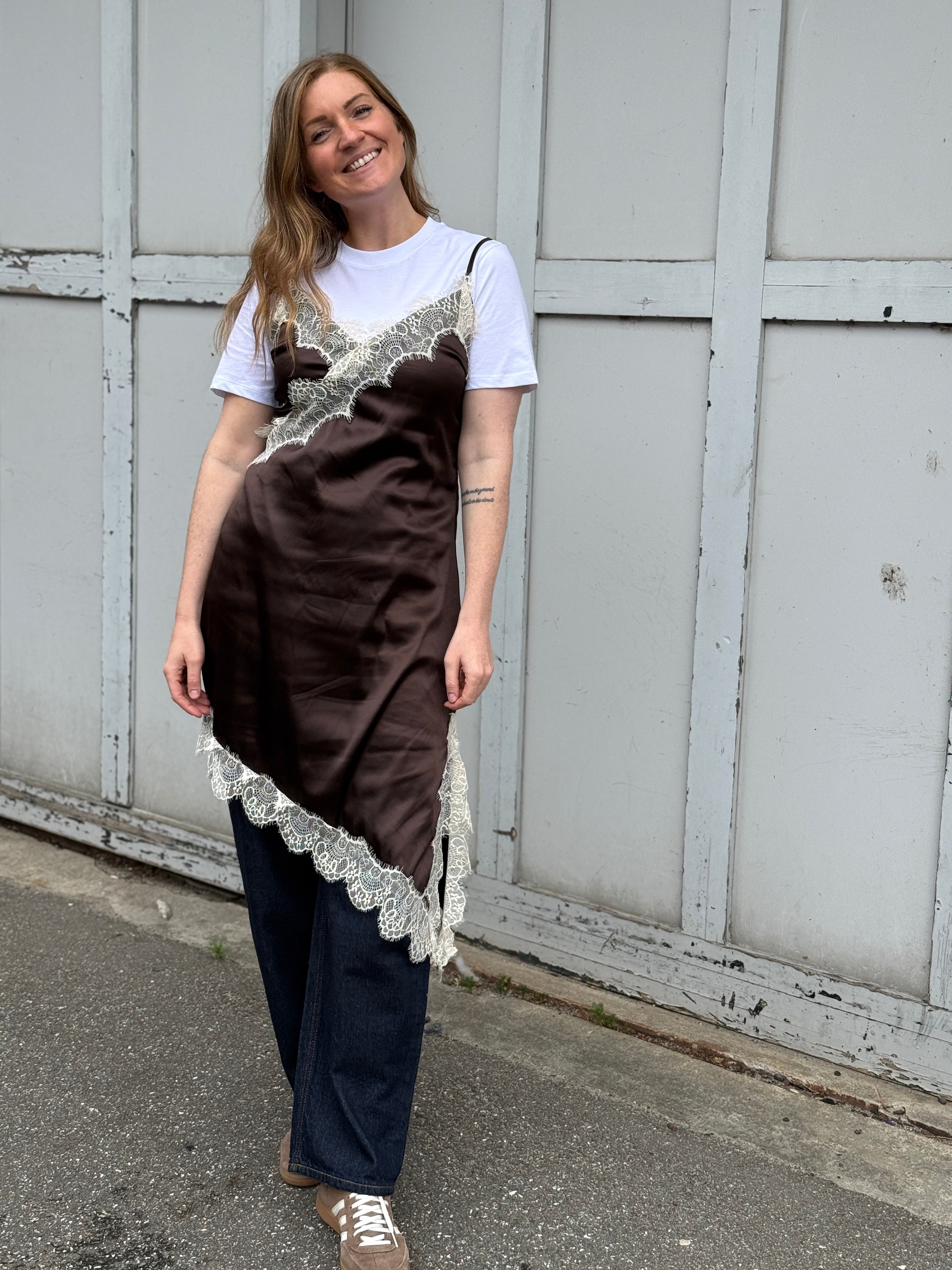 NMSOFIE Midi Dress - Chocolate Brown
