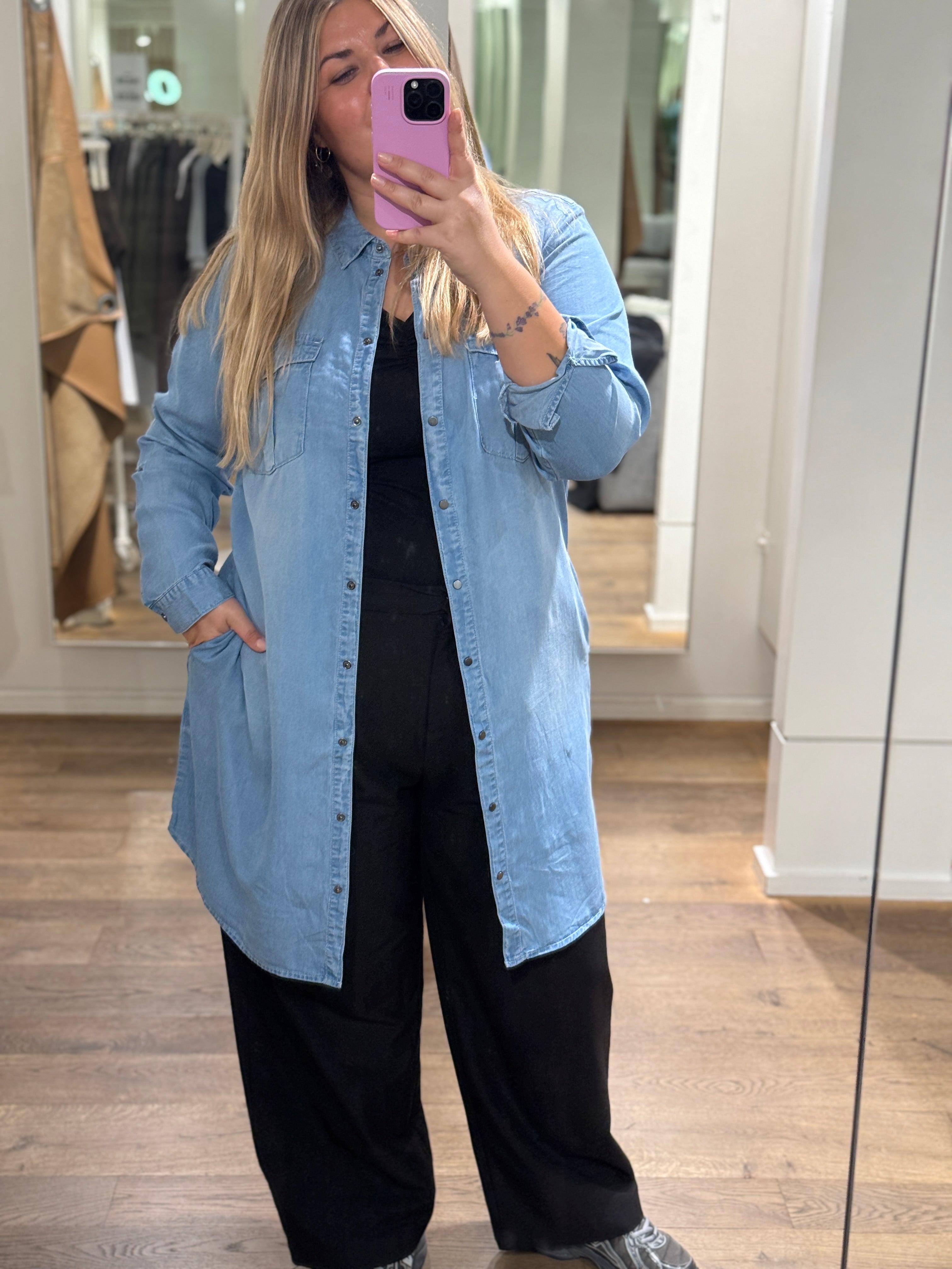 VMCSIGGA Short Dress - Light Blue Denim