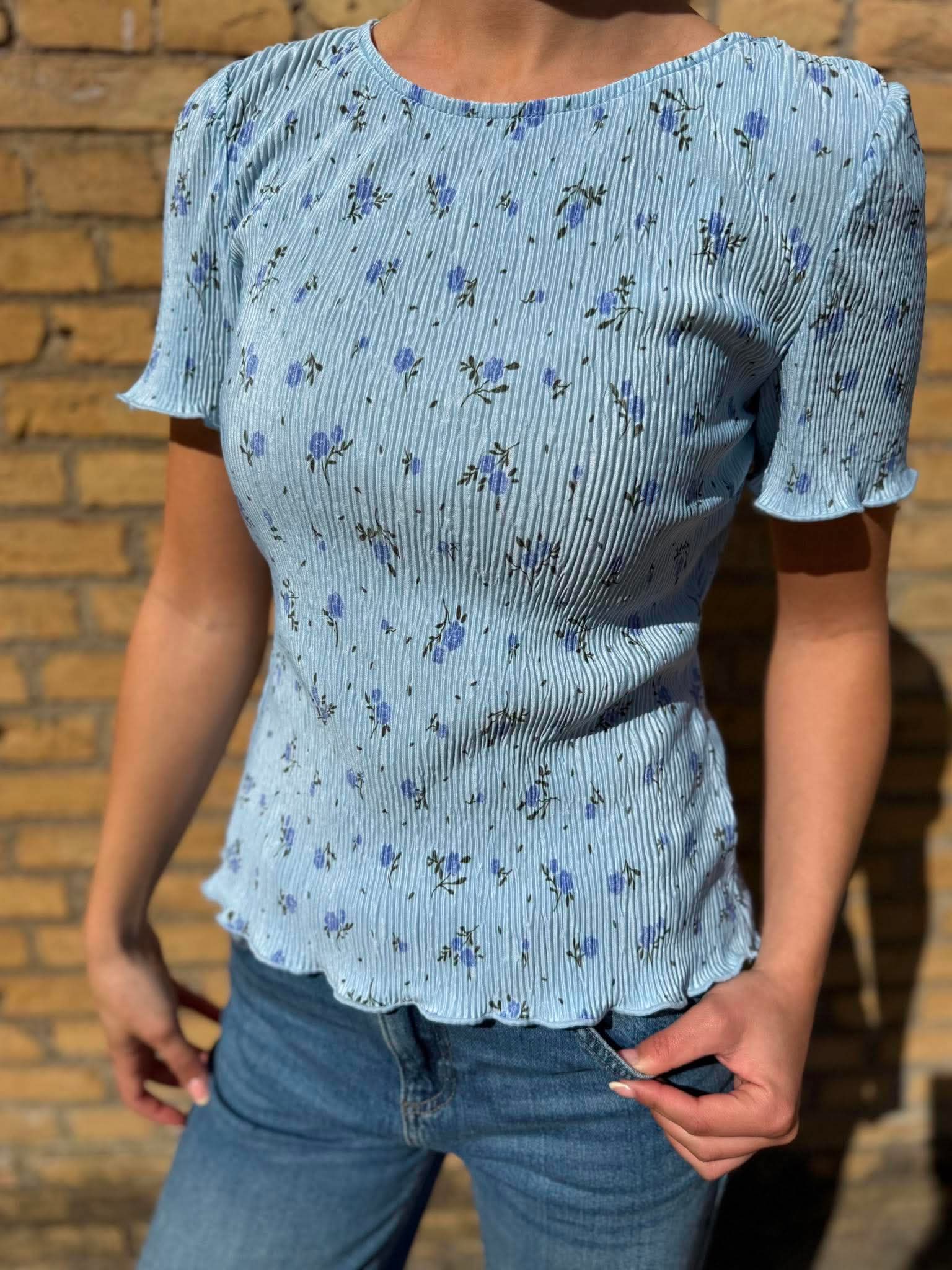 PCFLORA T-Shirt - Cashmere Blue