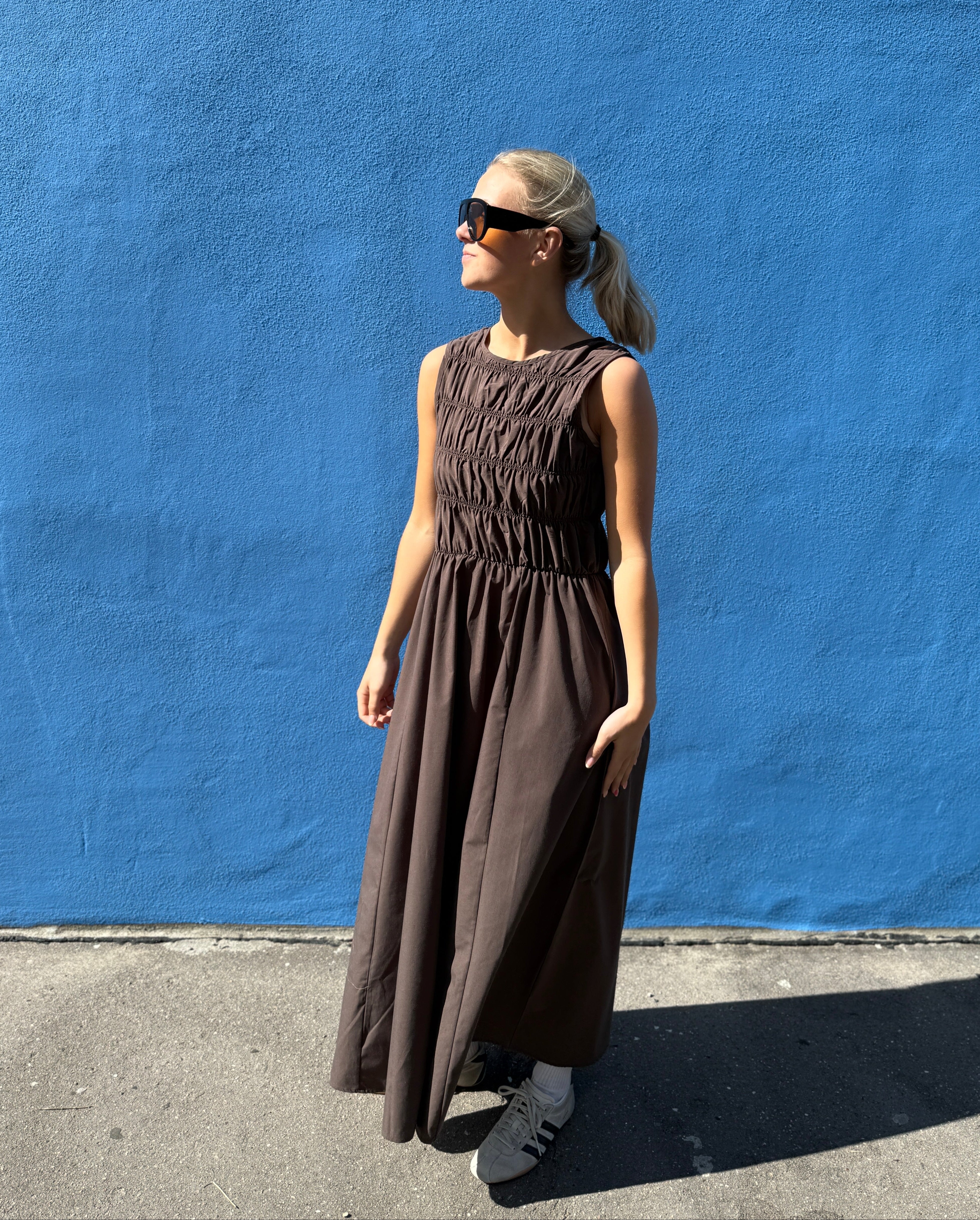 NMFJOLA Midi Dress - Chocolate Brown
