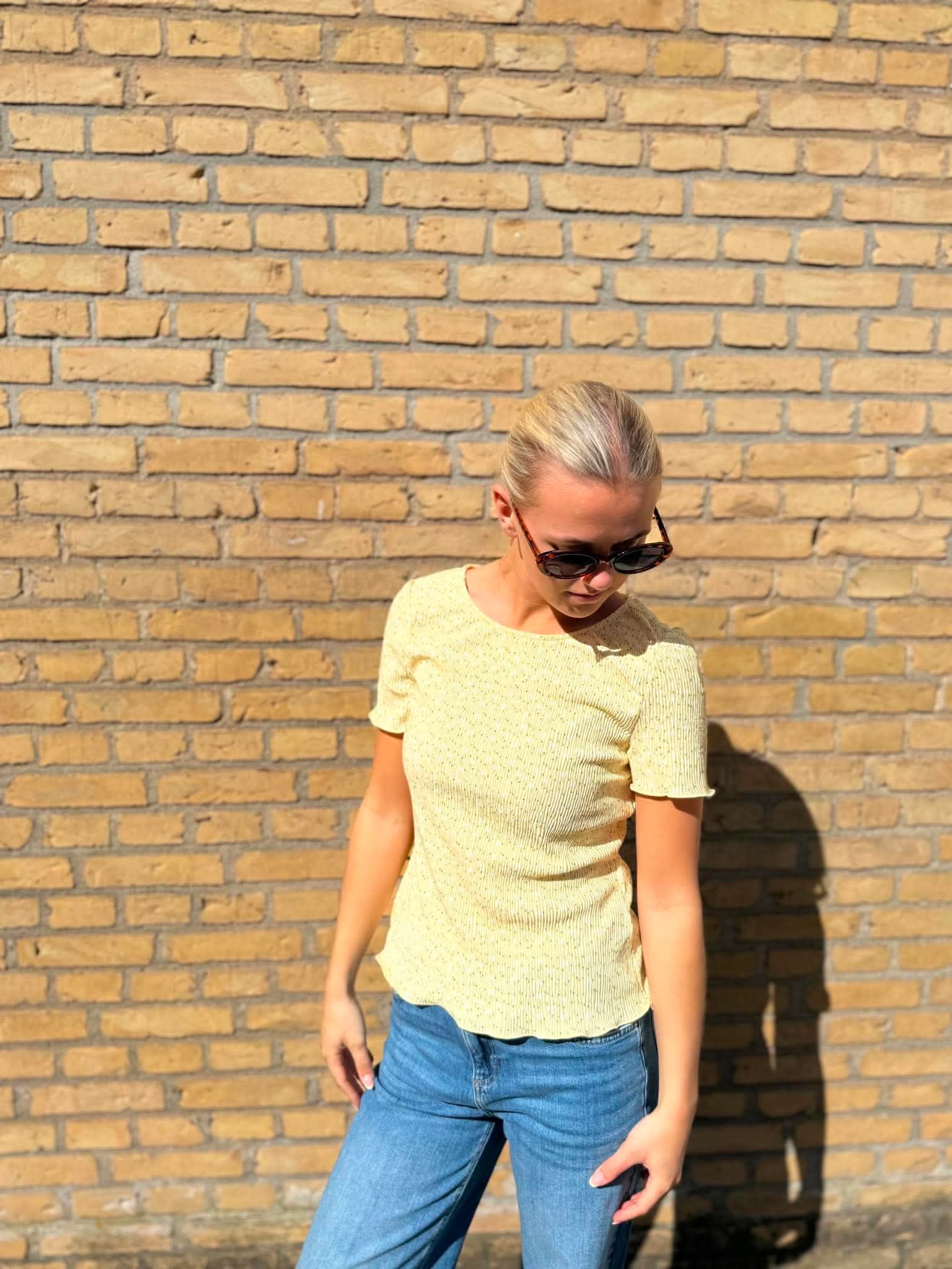 PCFLORA T-Shirt - French Vanilla