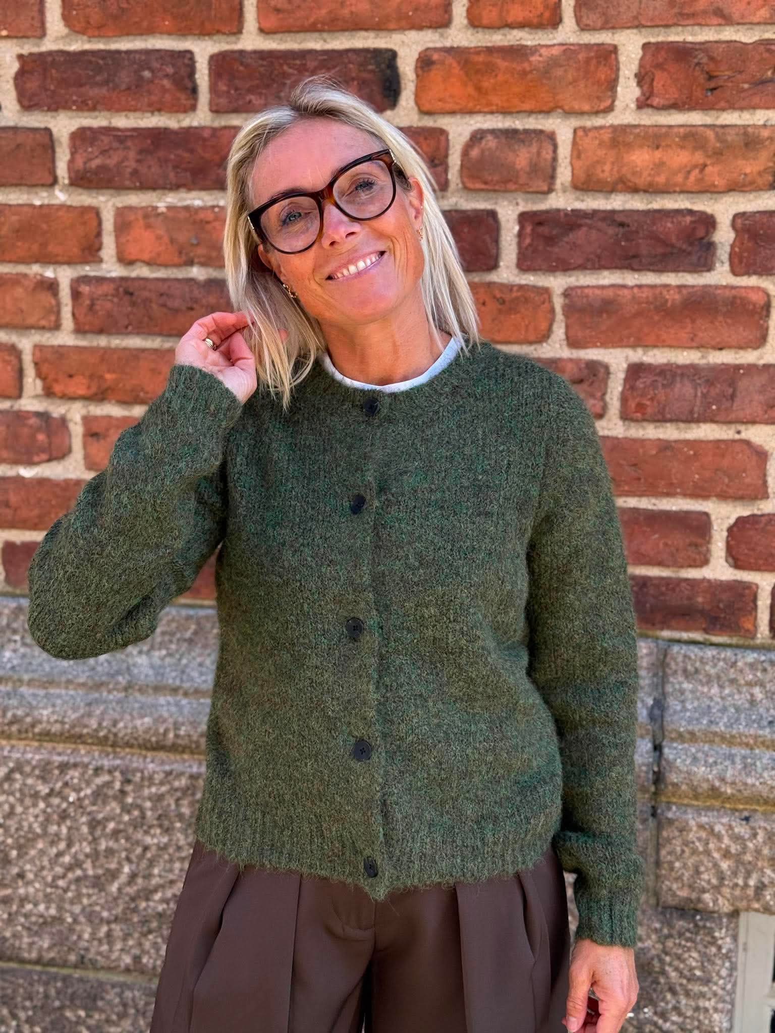 VMNOVAH Knitted Cardigan - Sphagnum