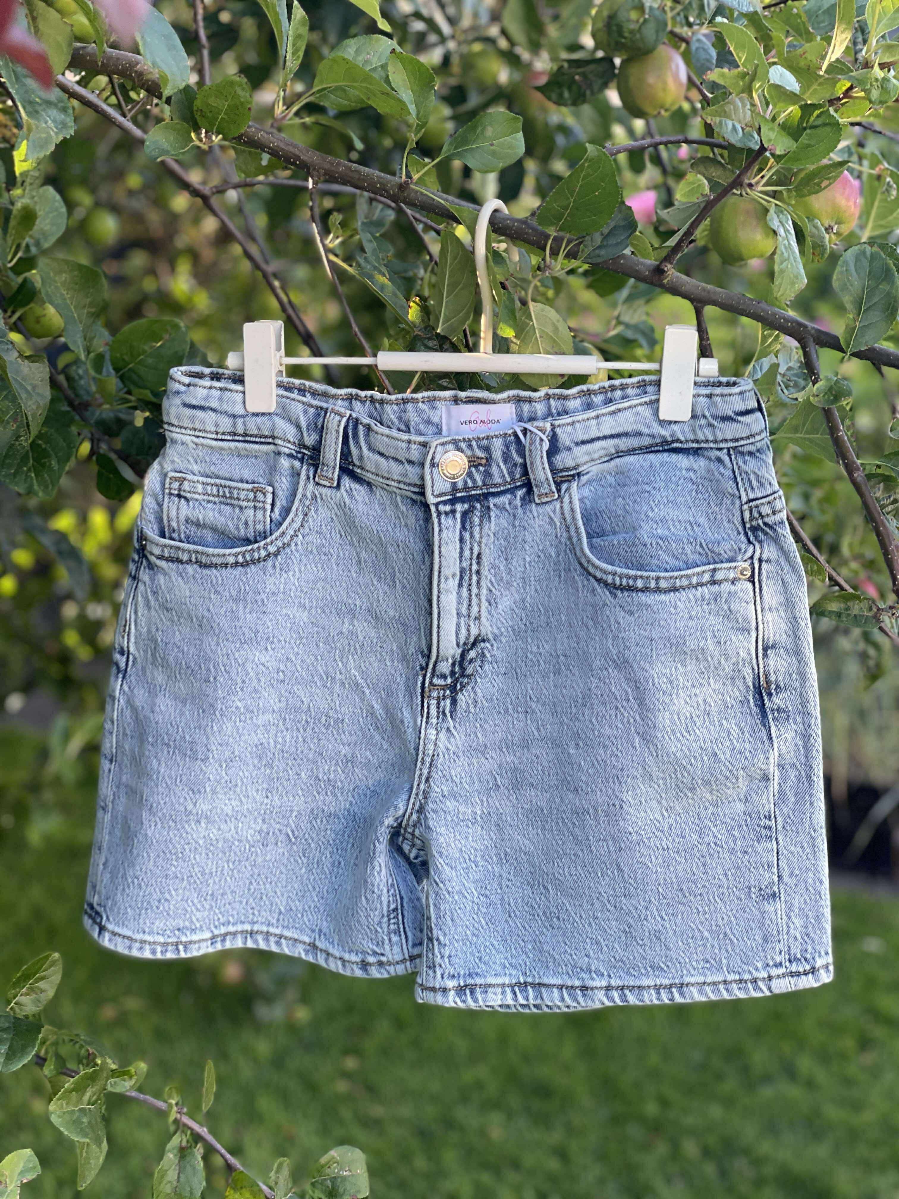 VMTESS Girl Shorts - Light Blue Denim