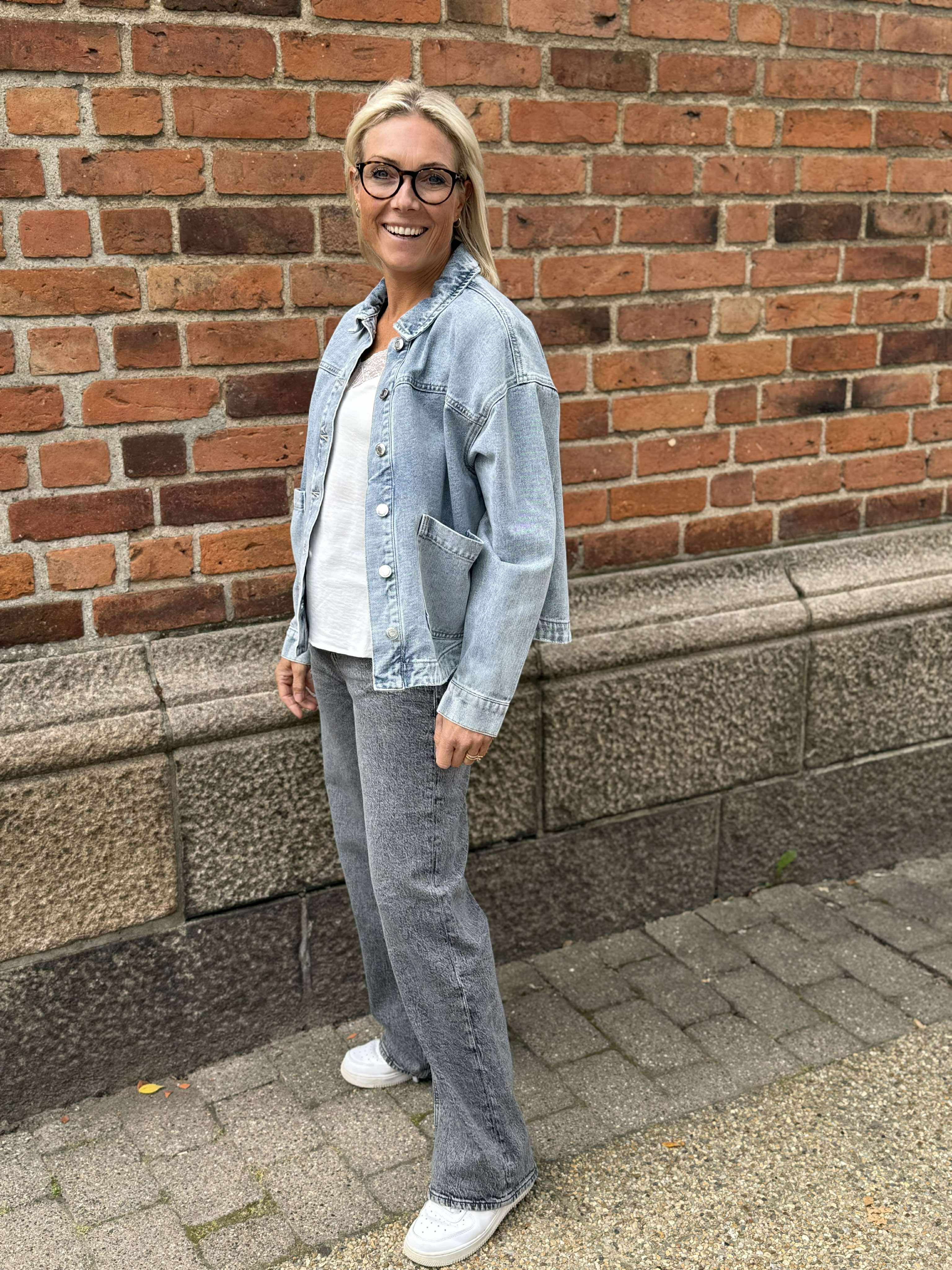 VMJAMIE Denim Jacket - Light Blue Denim