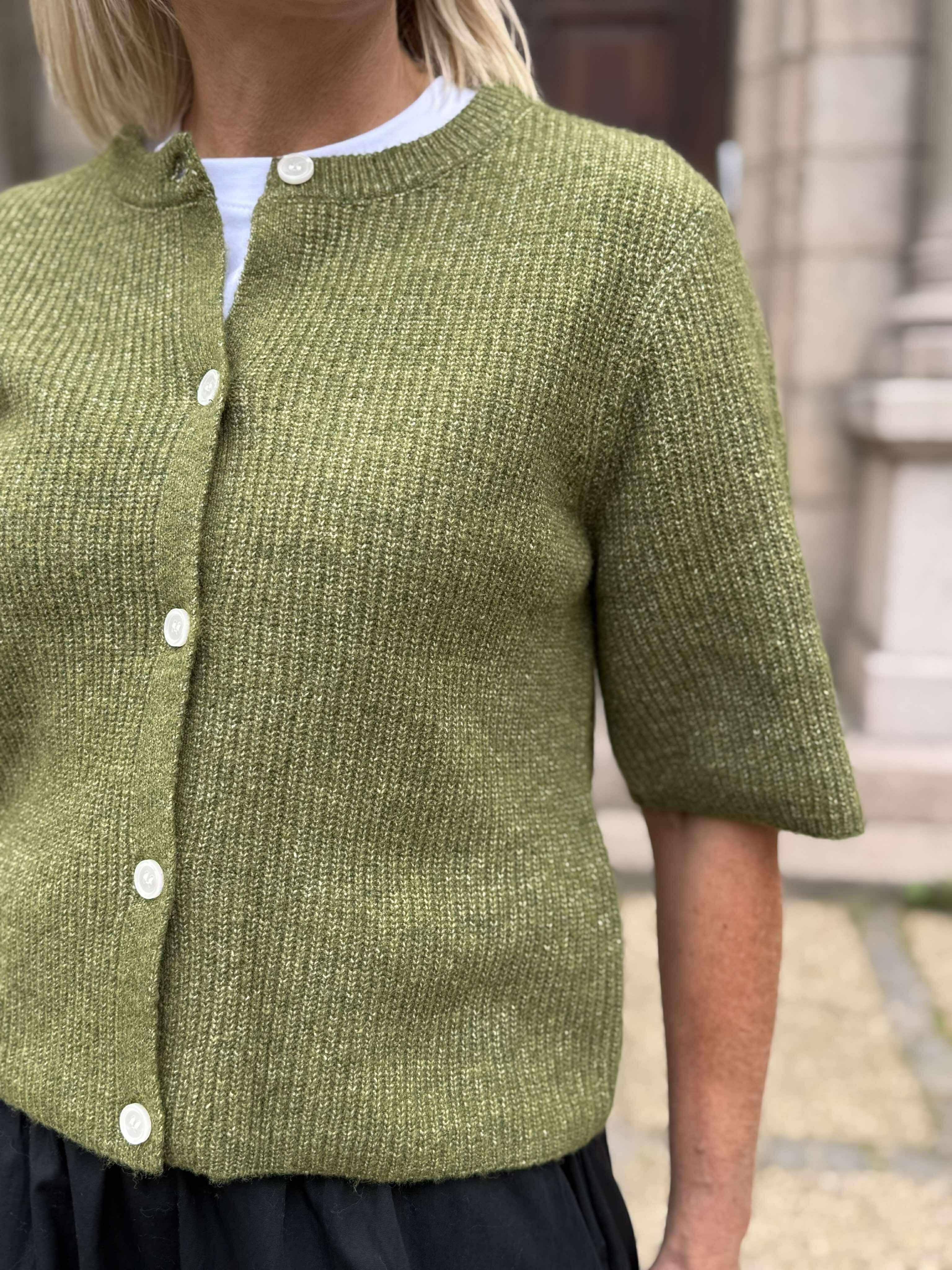 PCSILLY Knit Cardigan - Sphagnum