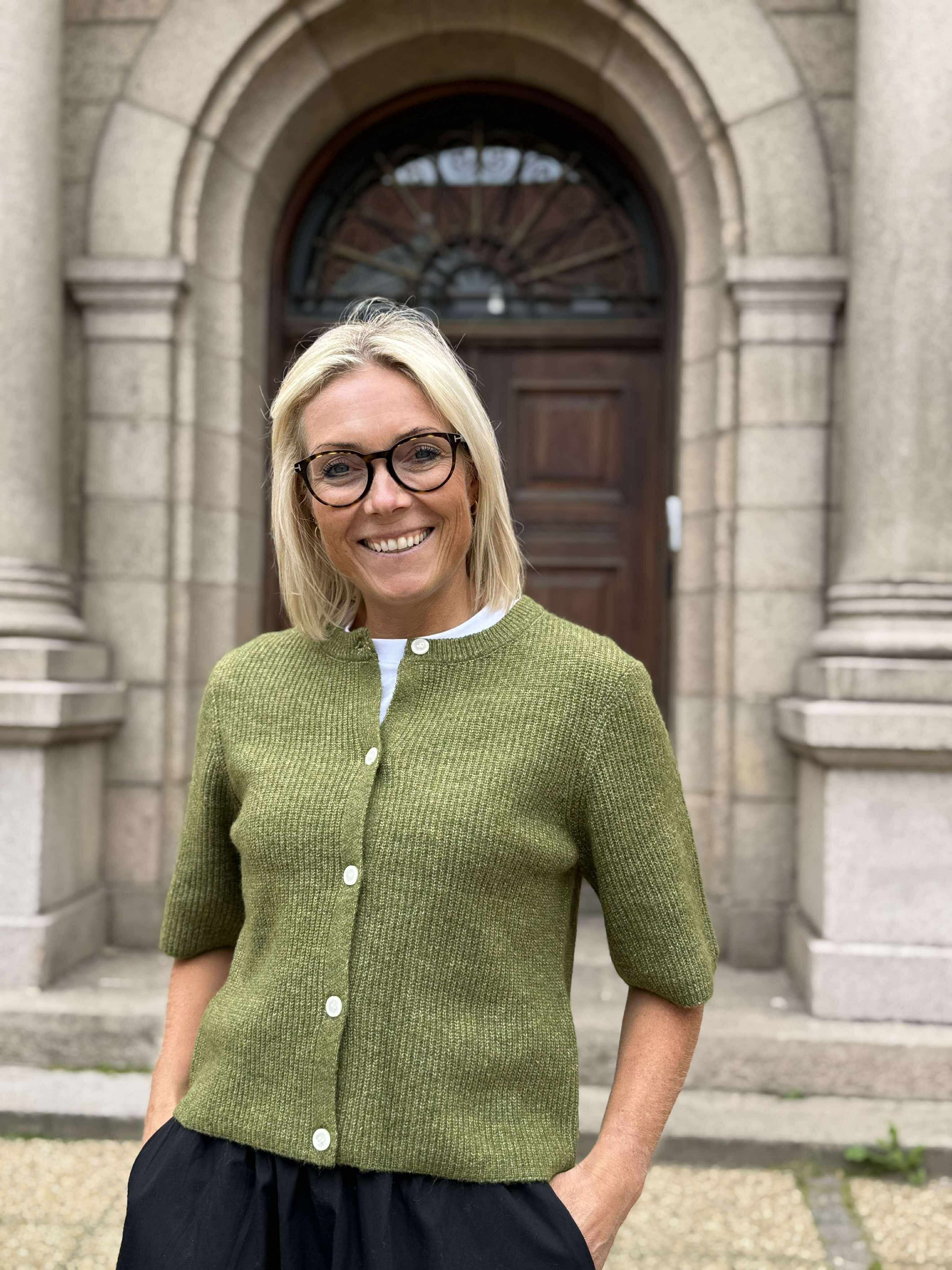 PCSILLY Knit Cardigan - Sphagnum