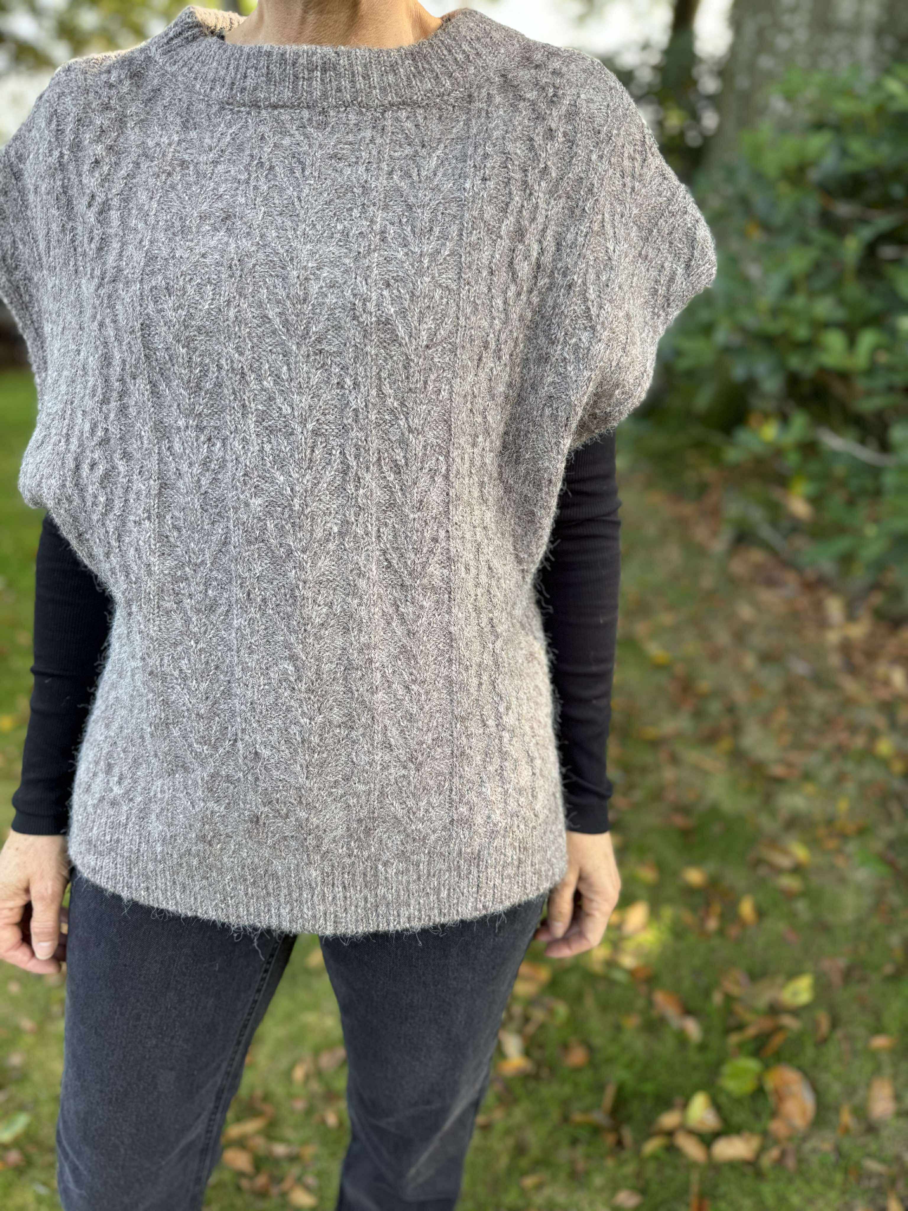 PCNOSIE Poncho - Fossil