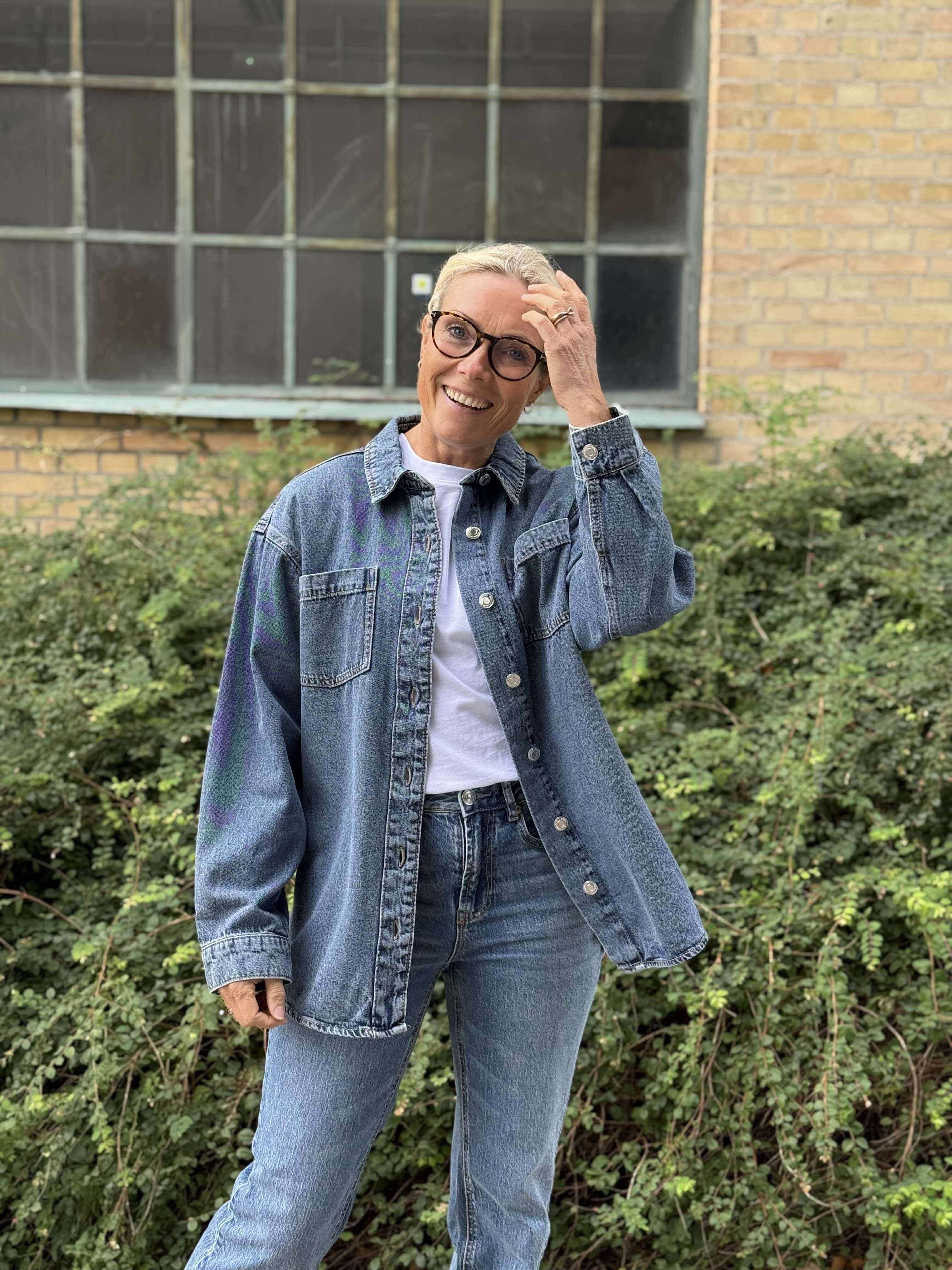 VMJENNIE Denim Shirt - Medium Blue Denim