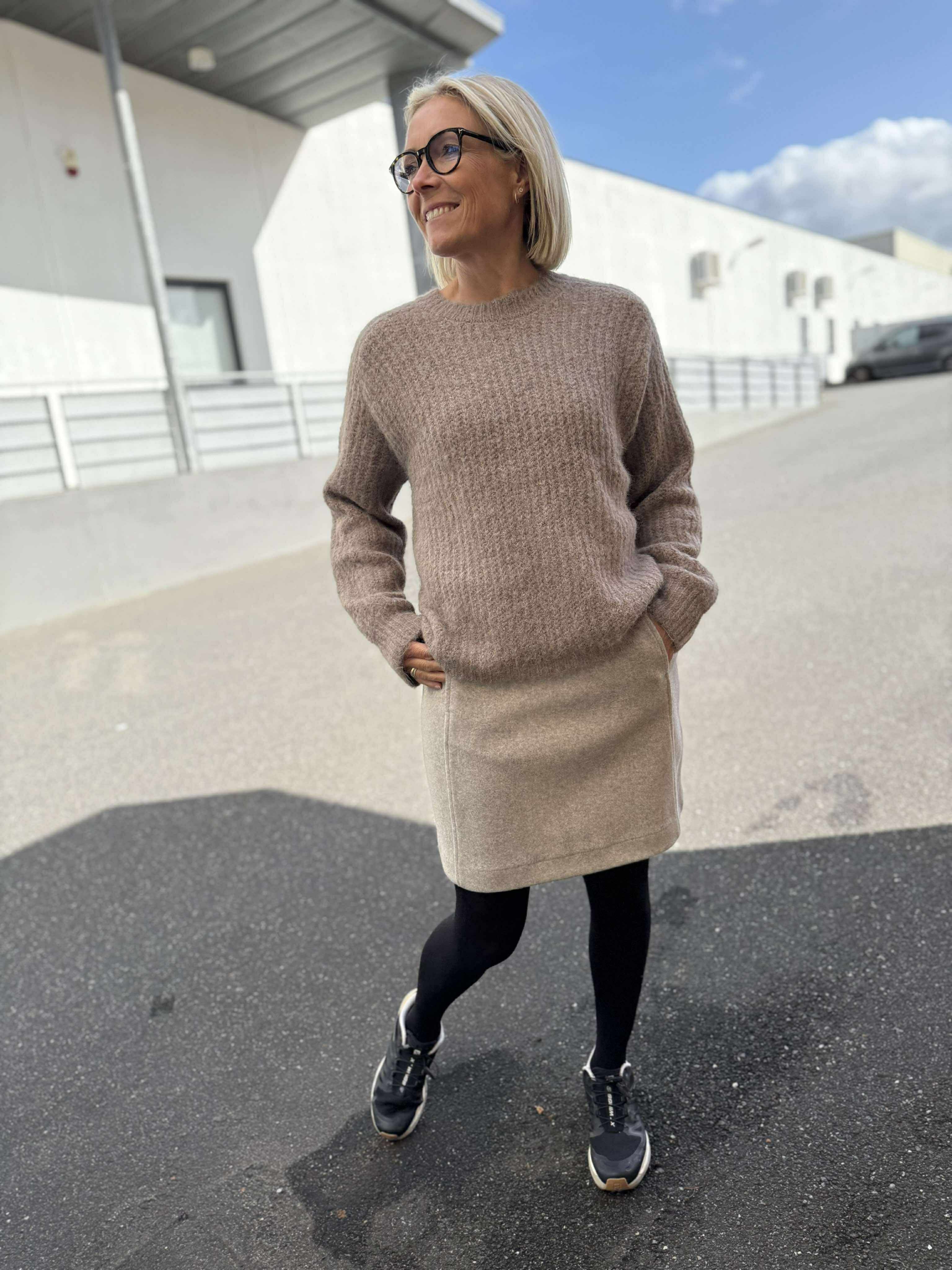 VMFORTUNEALLISON Short Skirt - Silver Mink