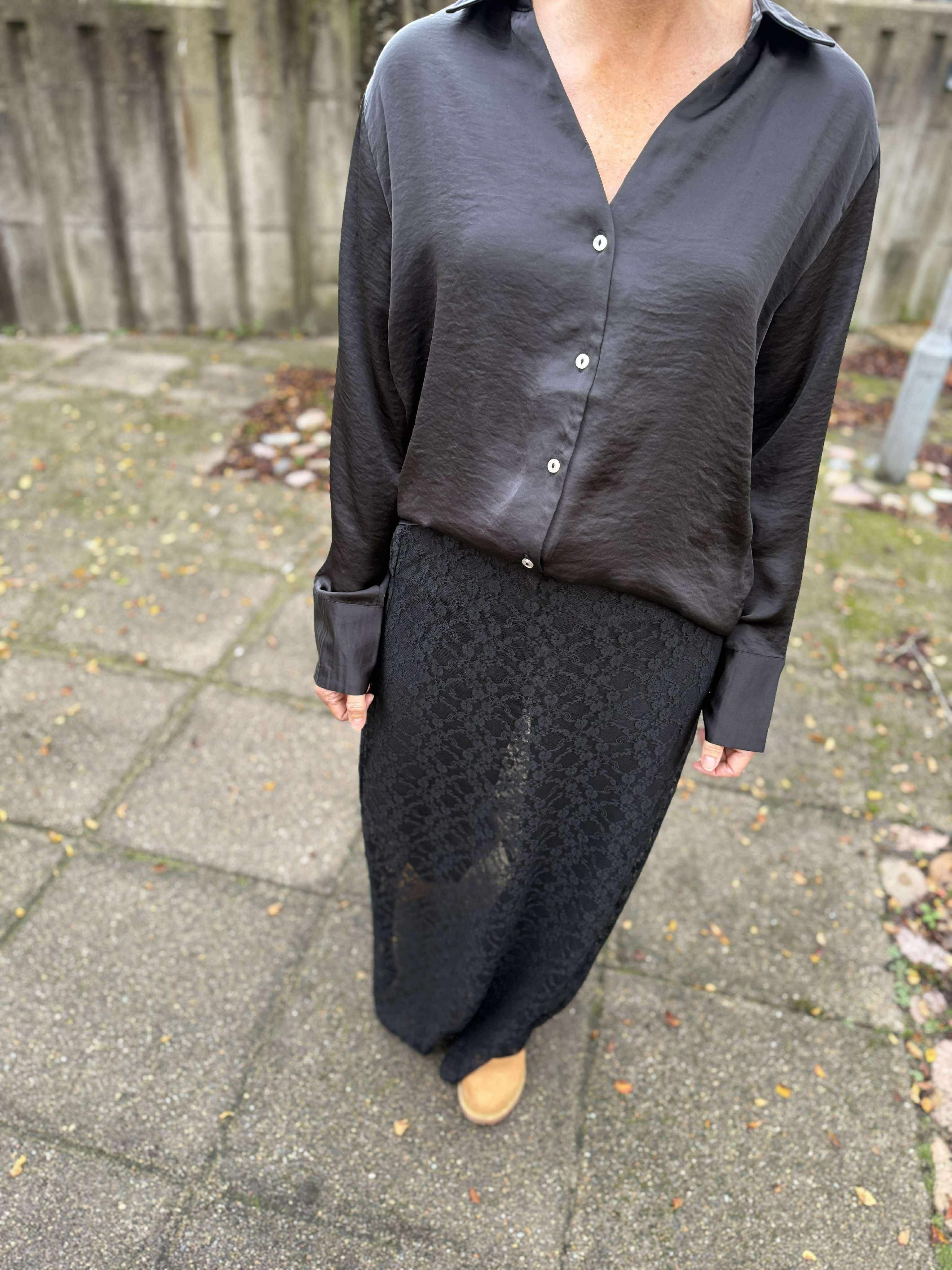 VMCAROLINE Long Skirt - Black