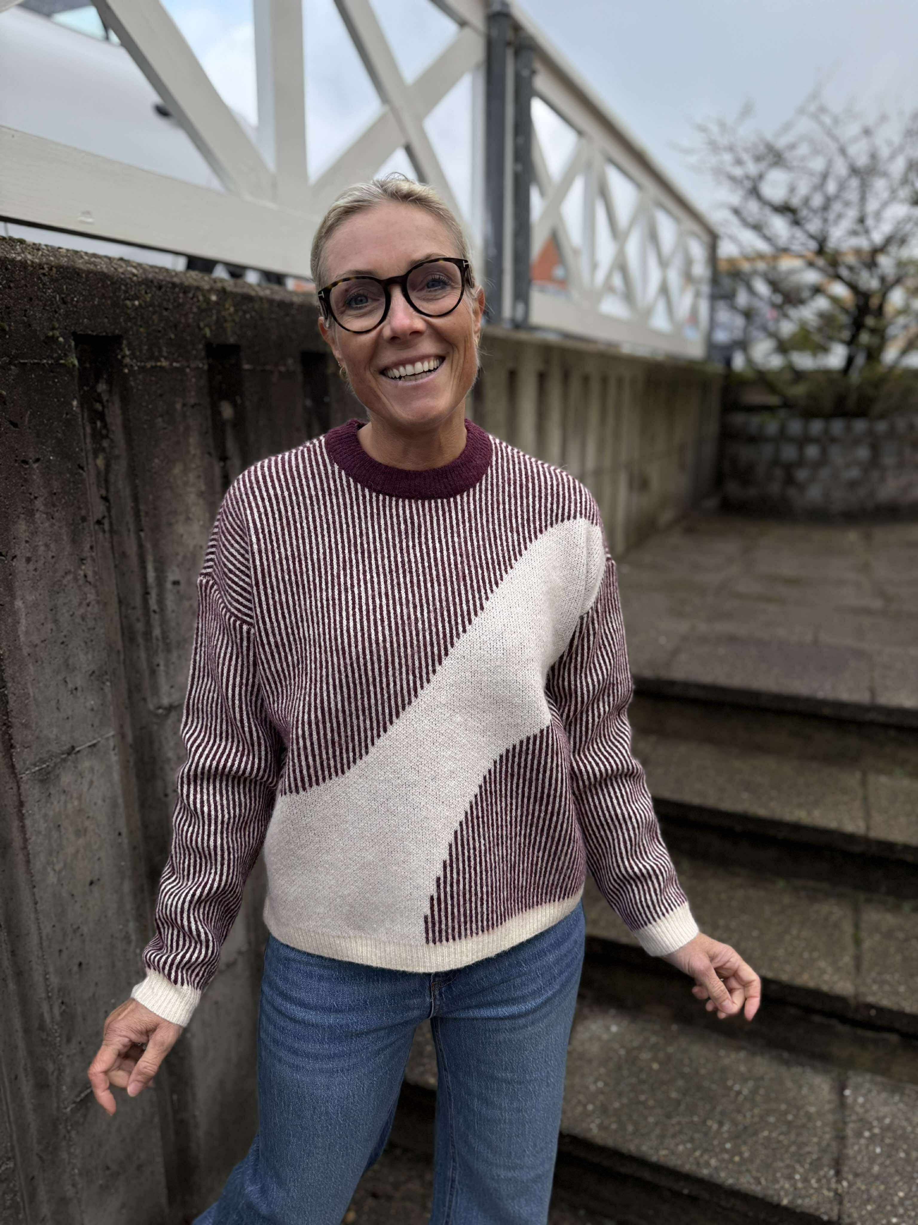 PCLINNA Pullover - Tawny Port