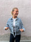 VMJAMIE Denim Jacket - Light Blue Denim