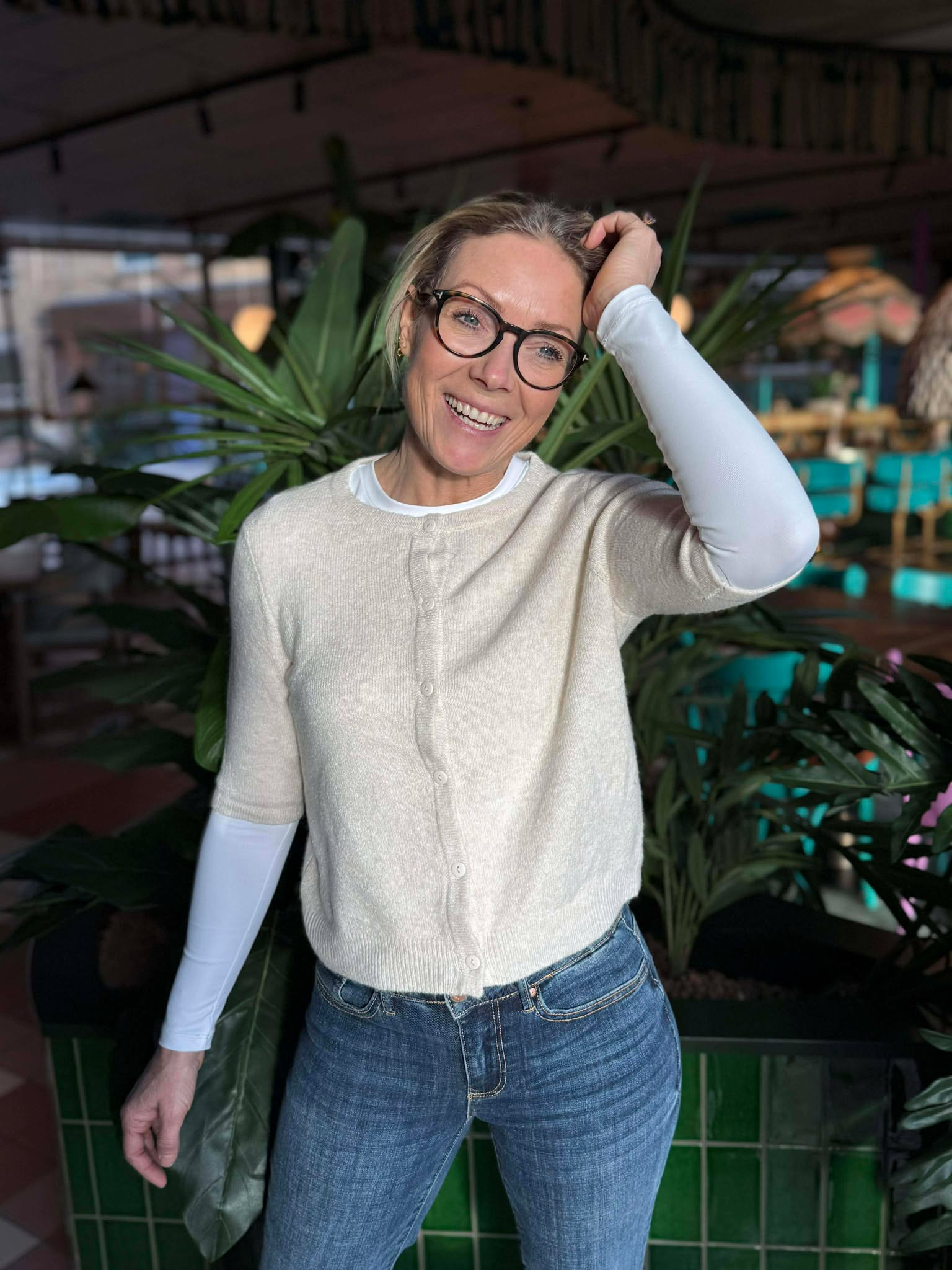 VMDOFFY Knit Cardigan - Birch