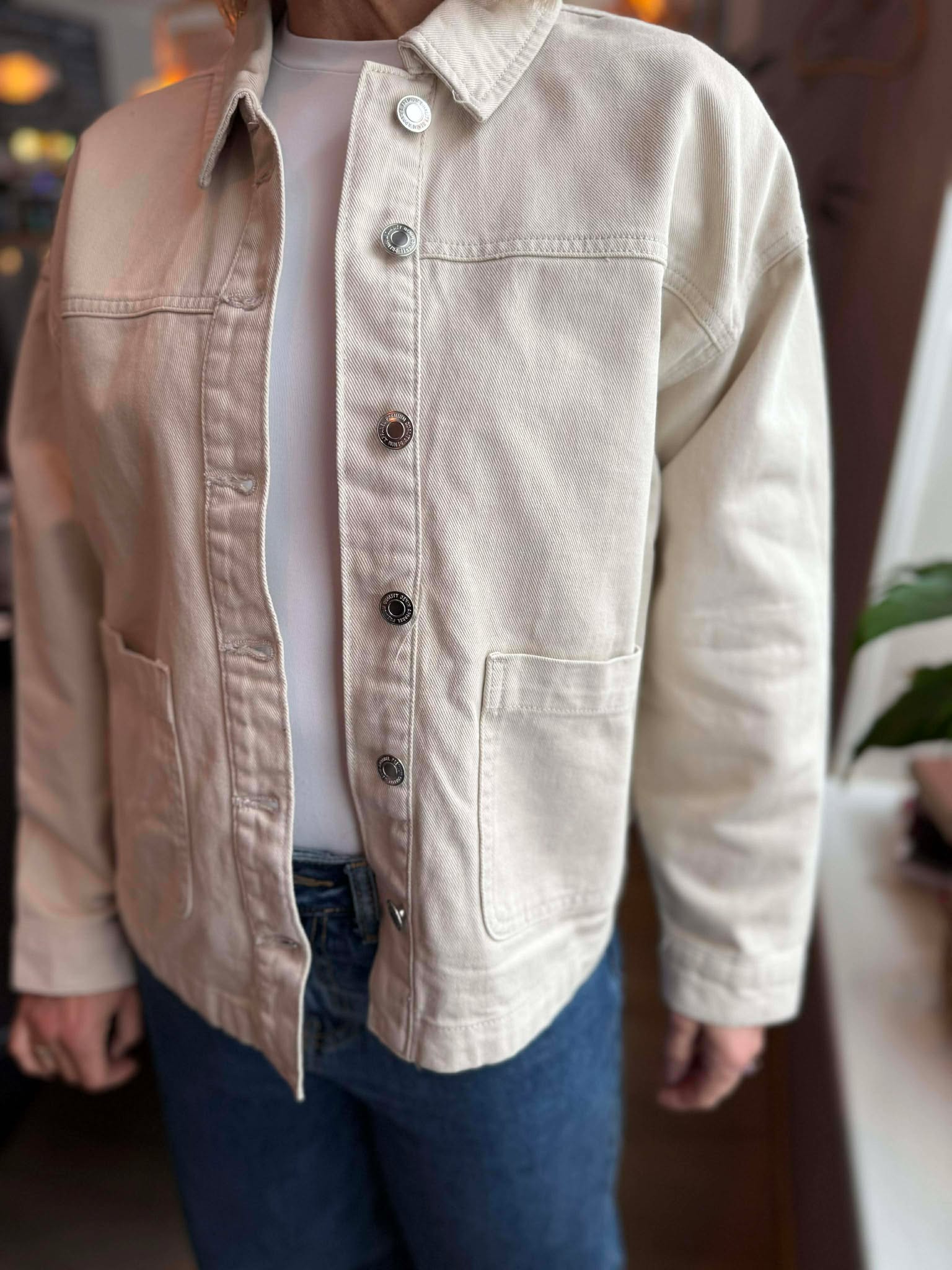 VMJAMIE Denim Jacket - Birch