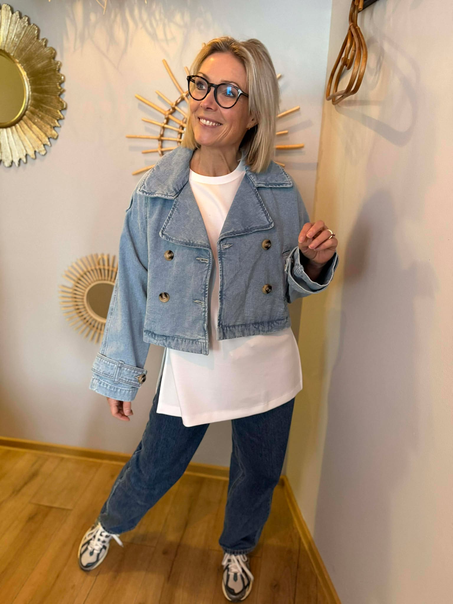 VMLELOU Jacket - Light Blue Denim