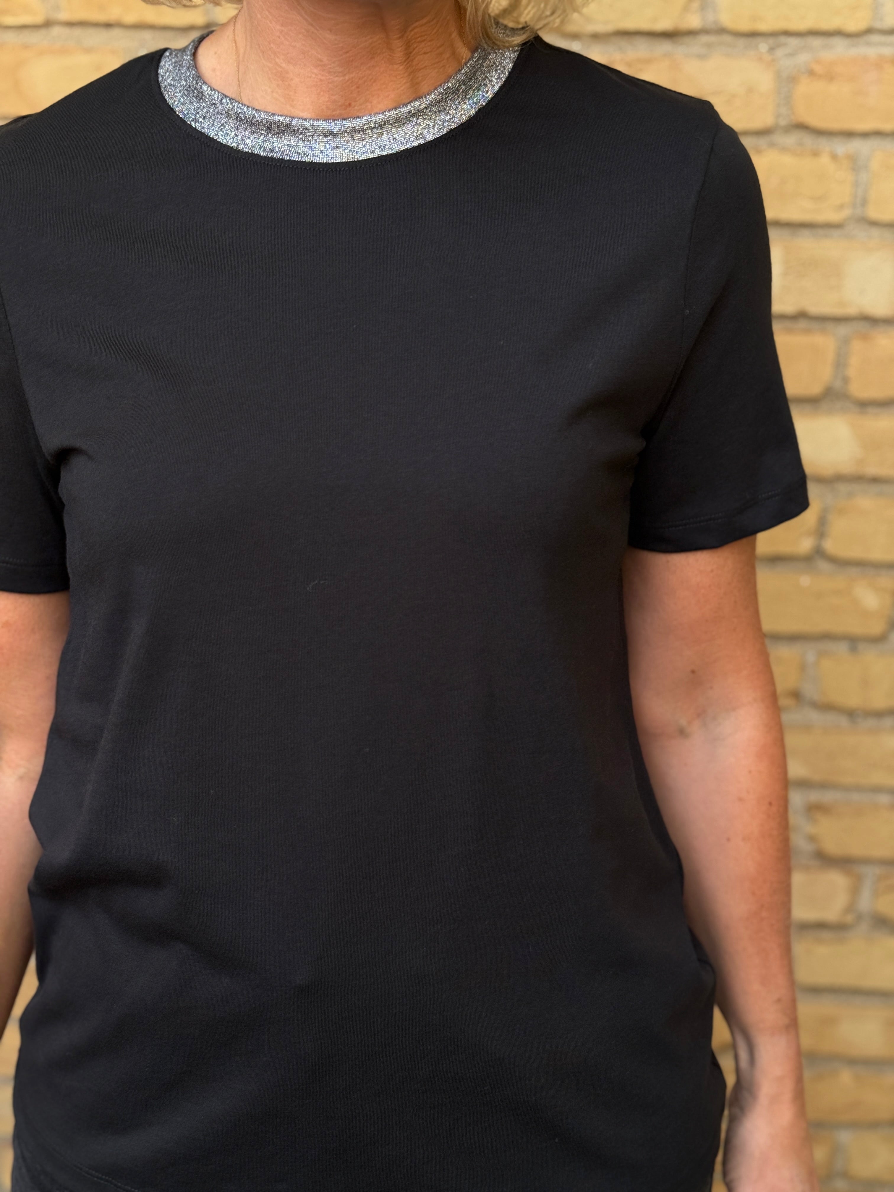 PCRIA T-Shirt - Black x Glitter