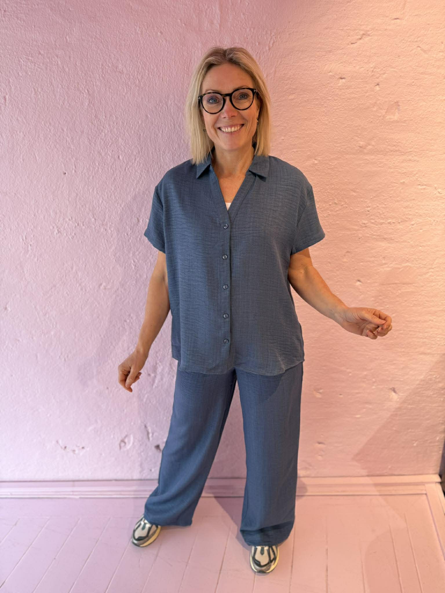 VMMELANEY Shirt - Dark Denim