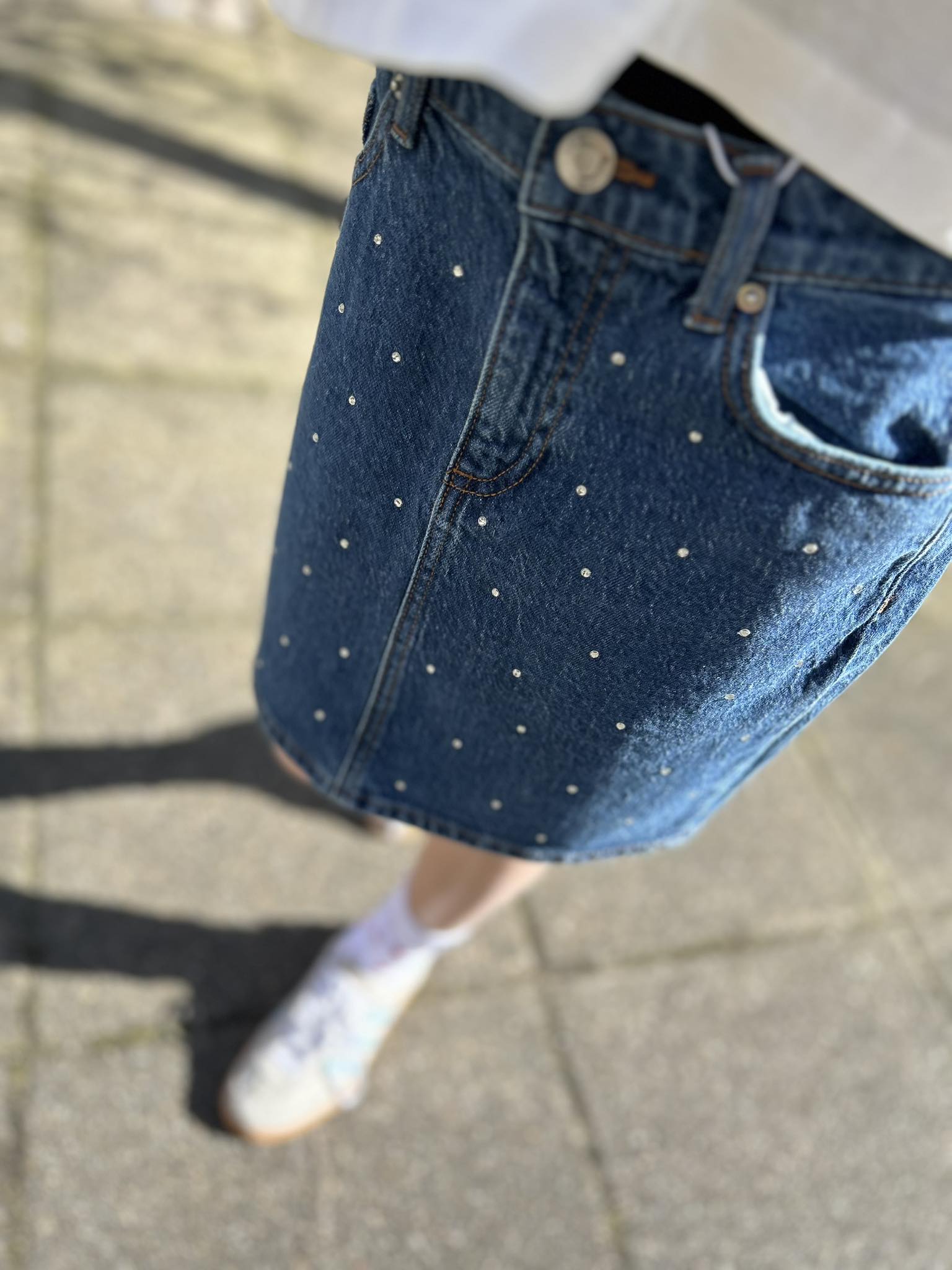 VMTESSA Short Skirt - Medium Blue Denim