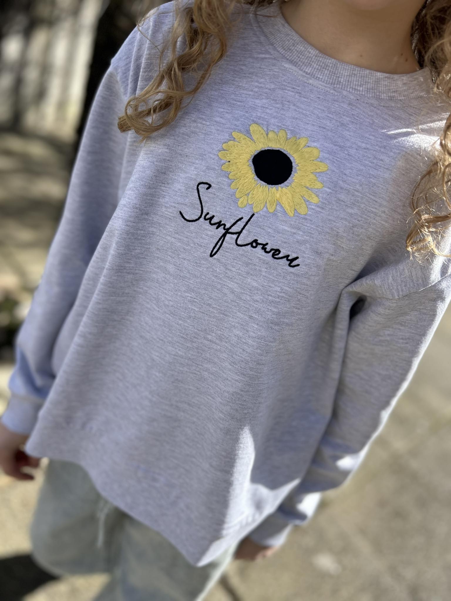 VMULLA Sweatshirt - Super Light Grey Melange