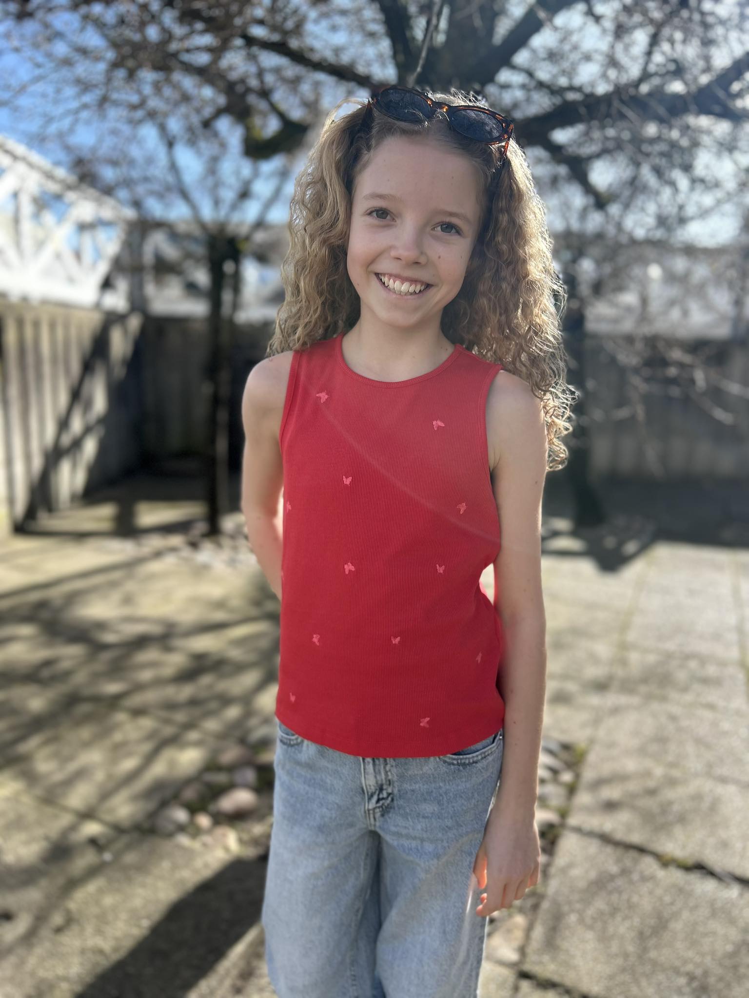 VMNAJA Girl Tank-Top - Poinsettia