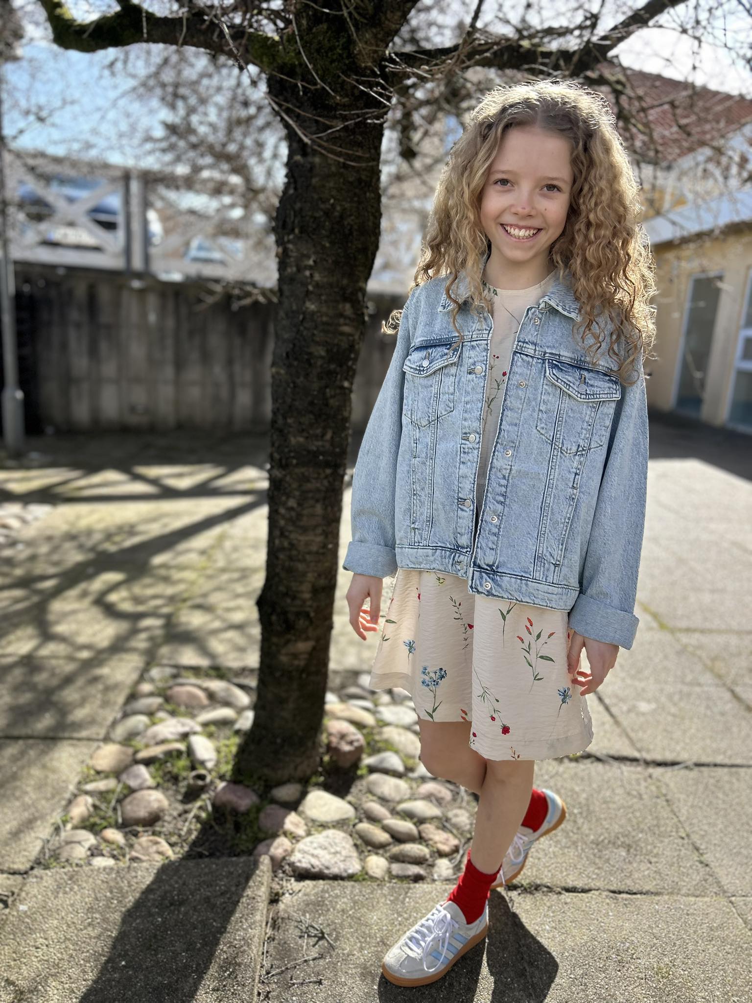 VMTESSA Denim Jacket - Light Blue Denim