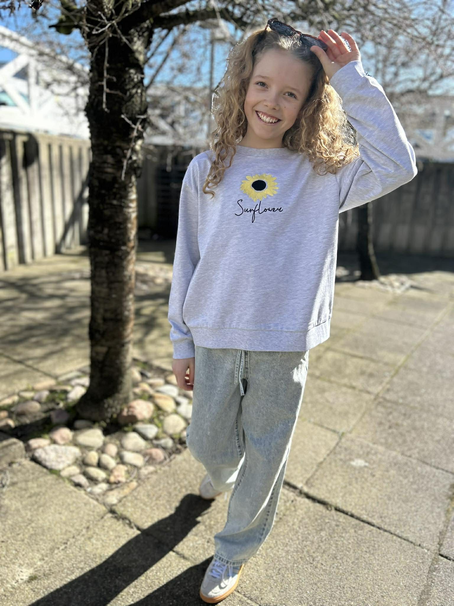VMULLA Sweatshirt - Super Light Grey Melange