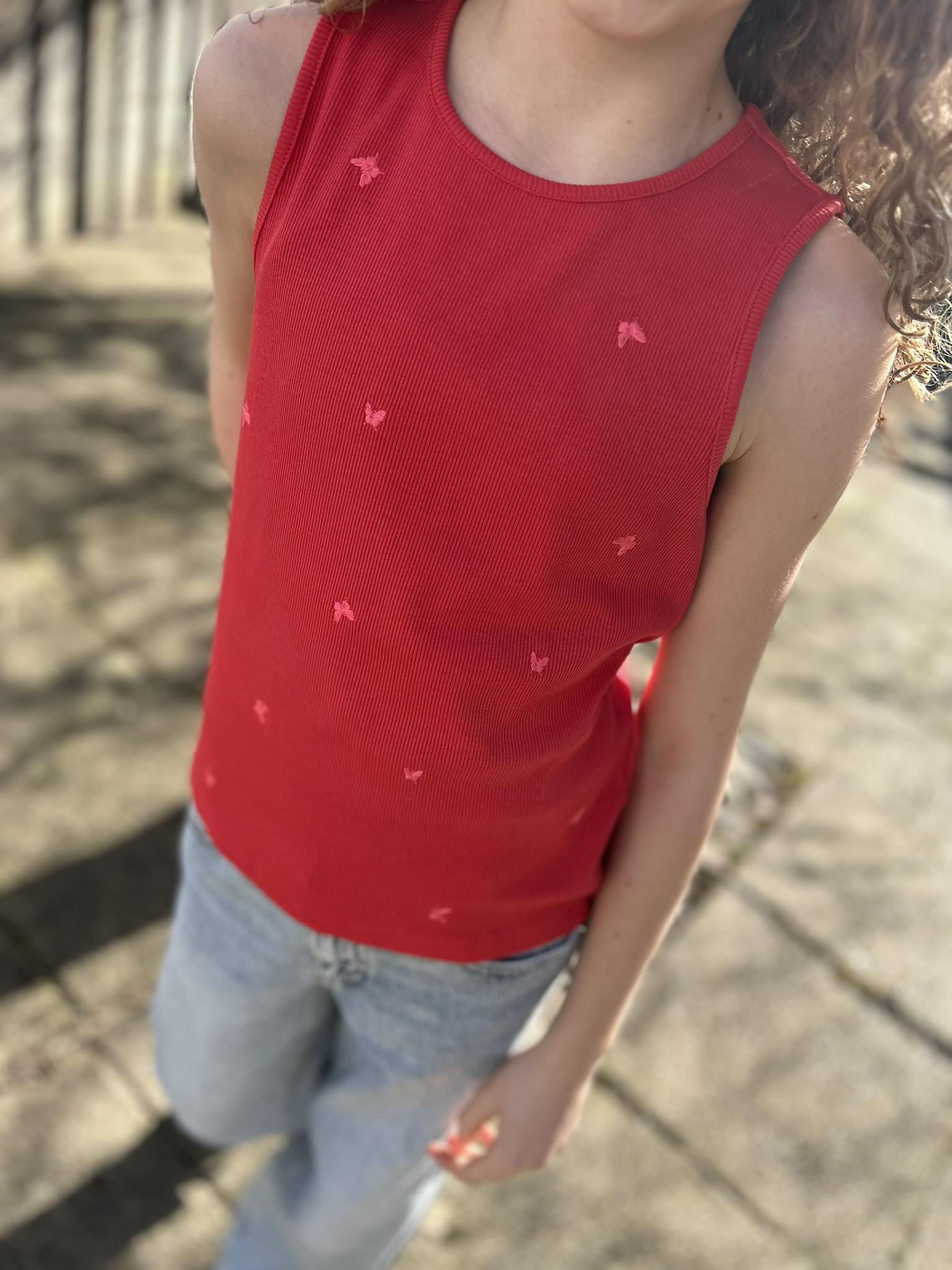VMNAJA Girl Tank-Top - Poinsettia