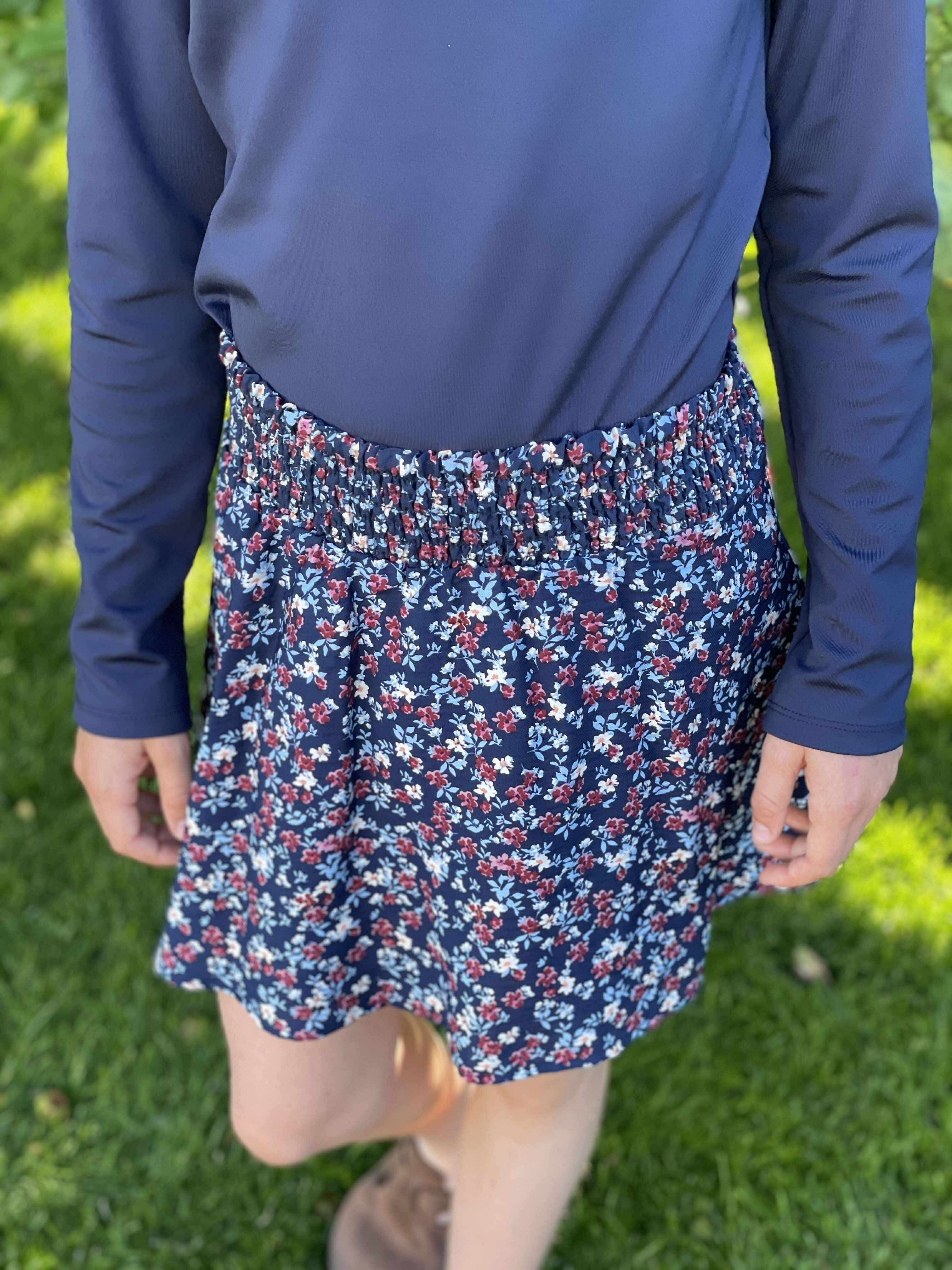 VMLUCY Short Skirt - Navy Blazer