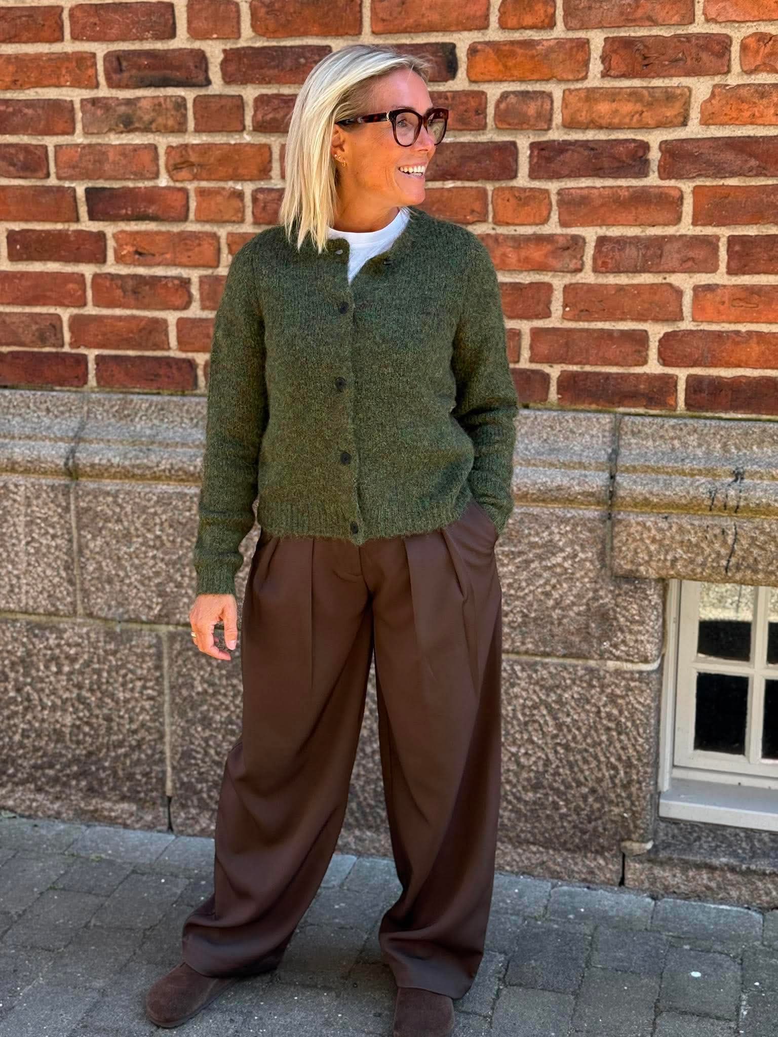 VMNOVAH Knitted Cardigan - Sphagnum