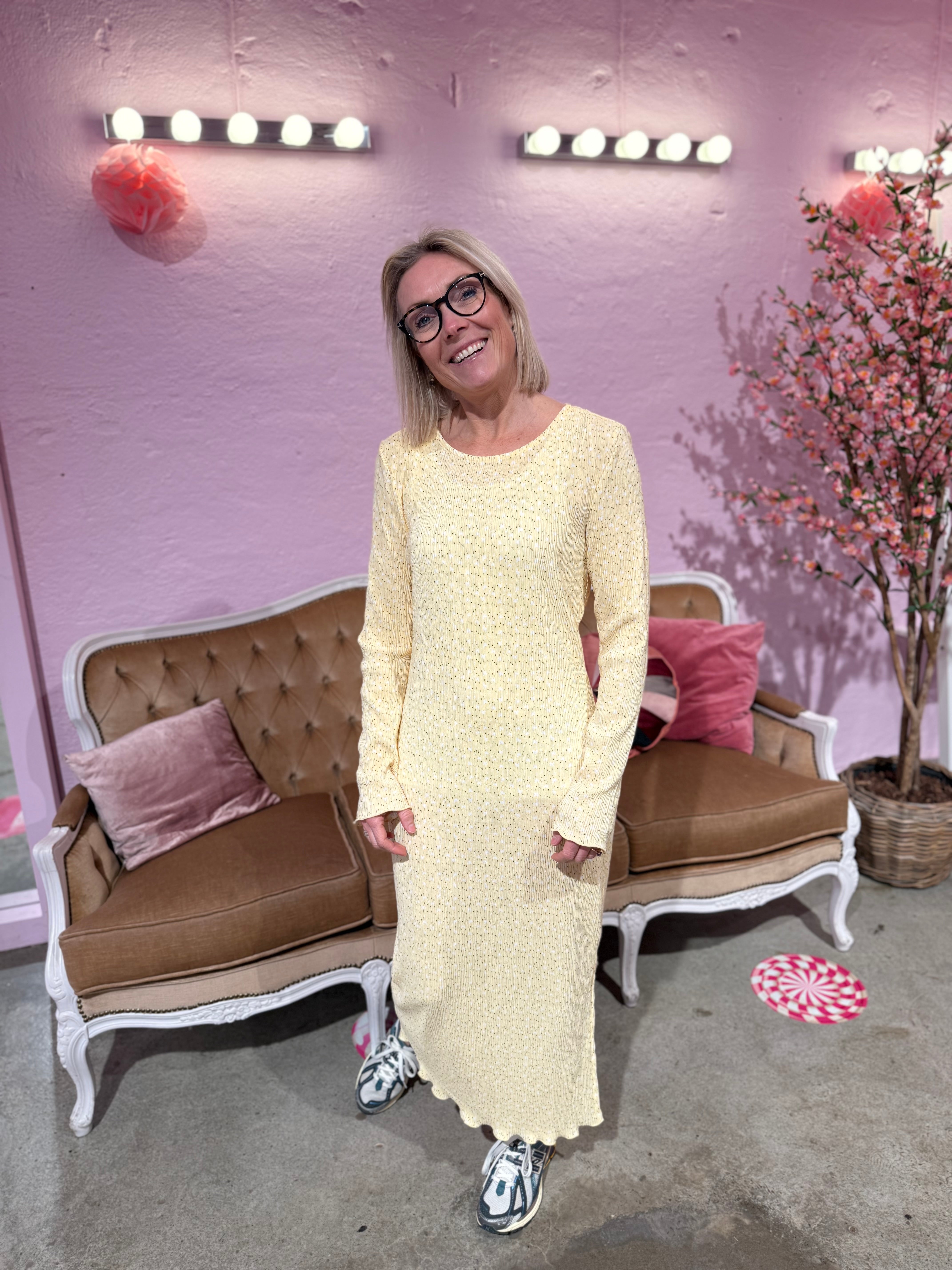 PCFLORA Midi Dress - French Vanilla