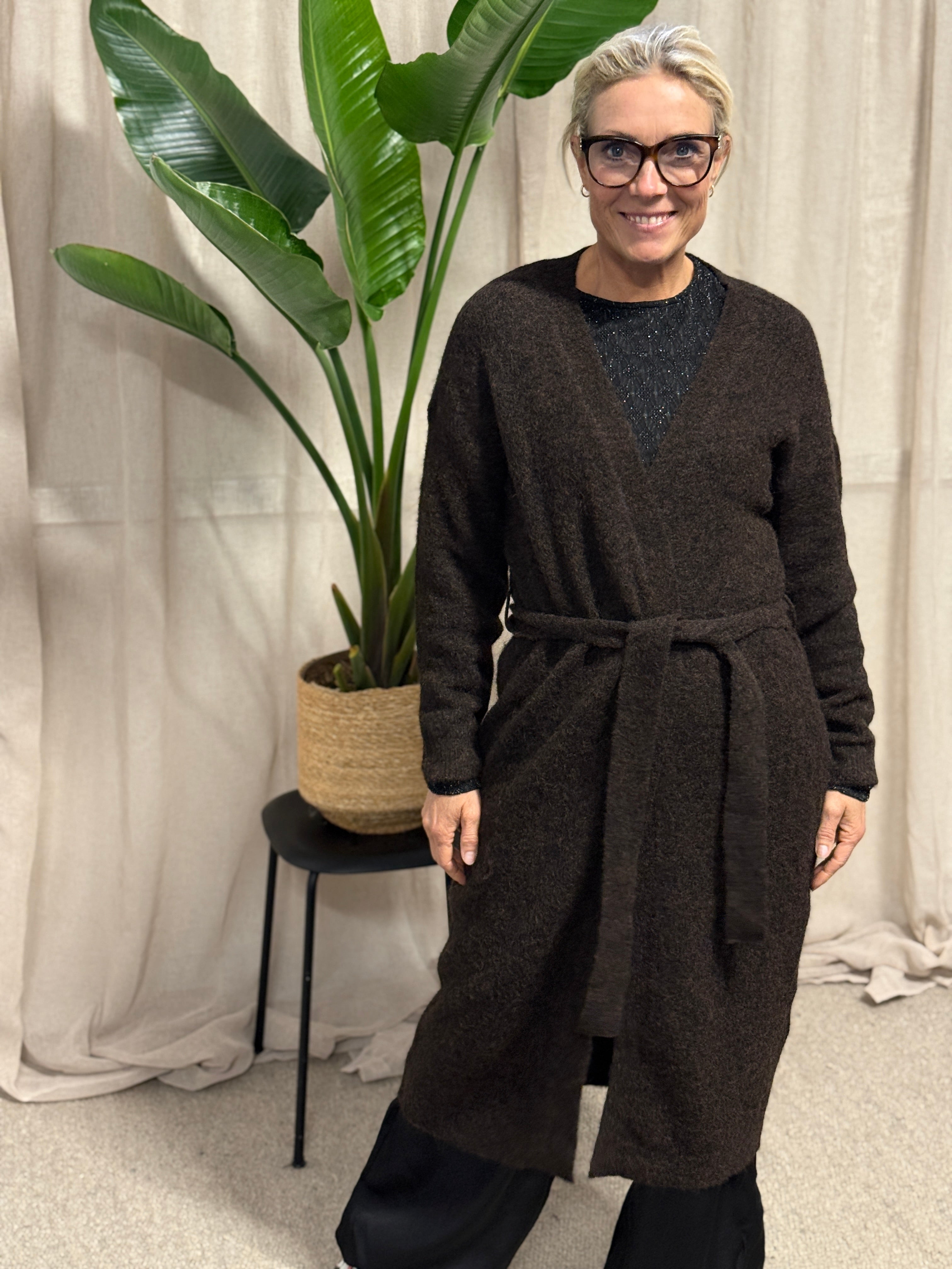 VMSUPREME Knitted Cardigan - Chocolate Torte