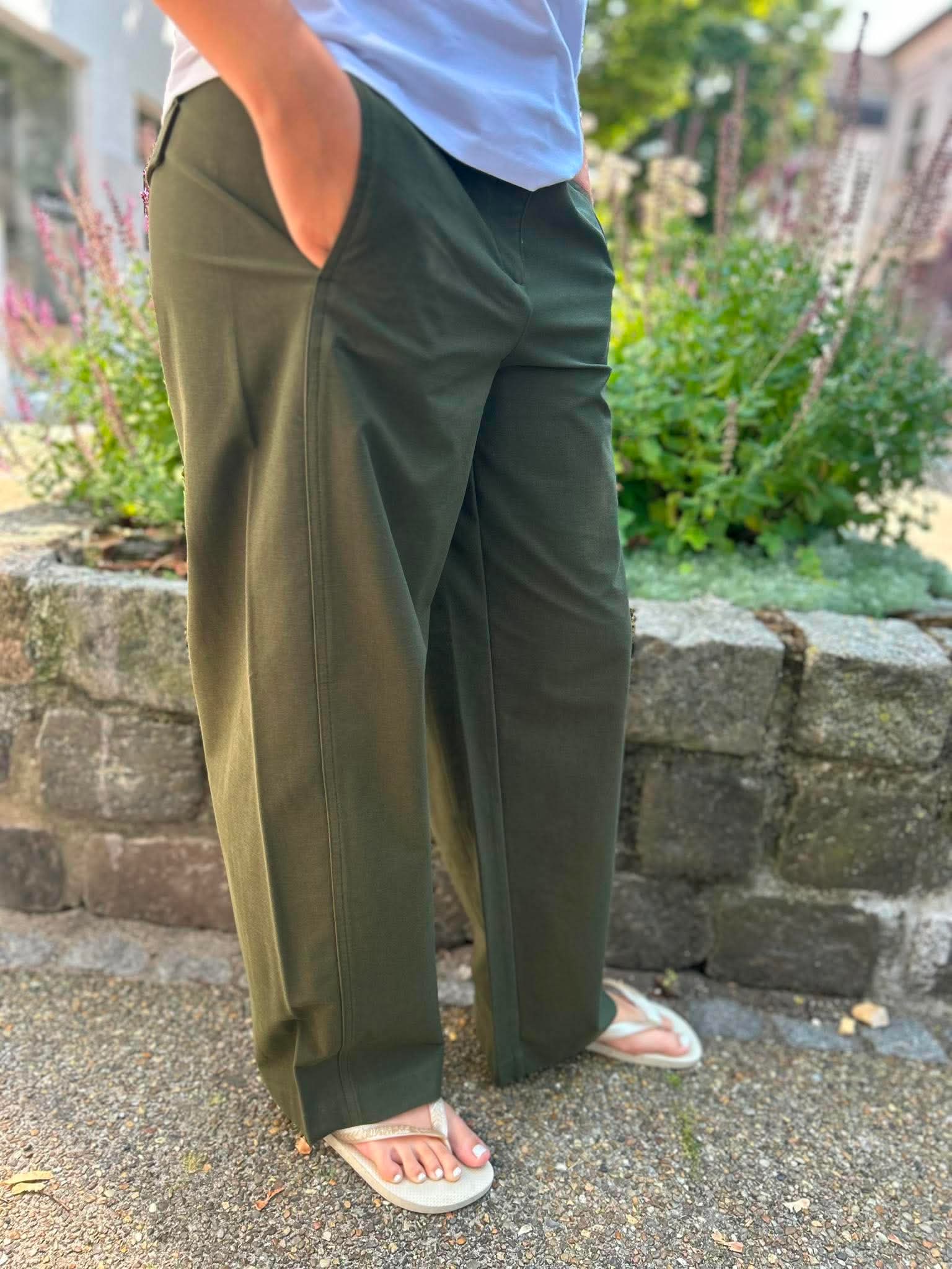 VMSOFIA Trousers - Forest Night