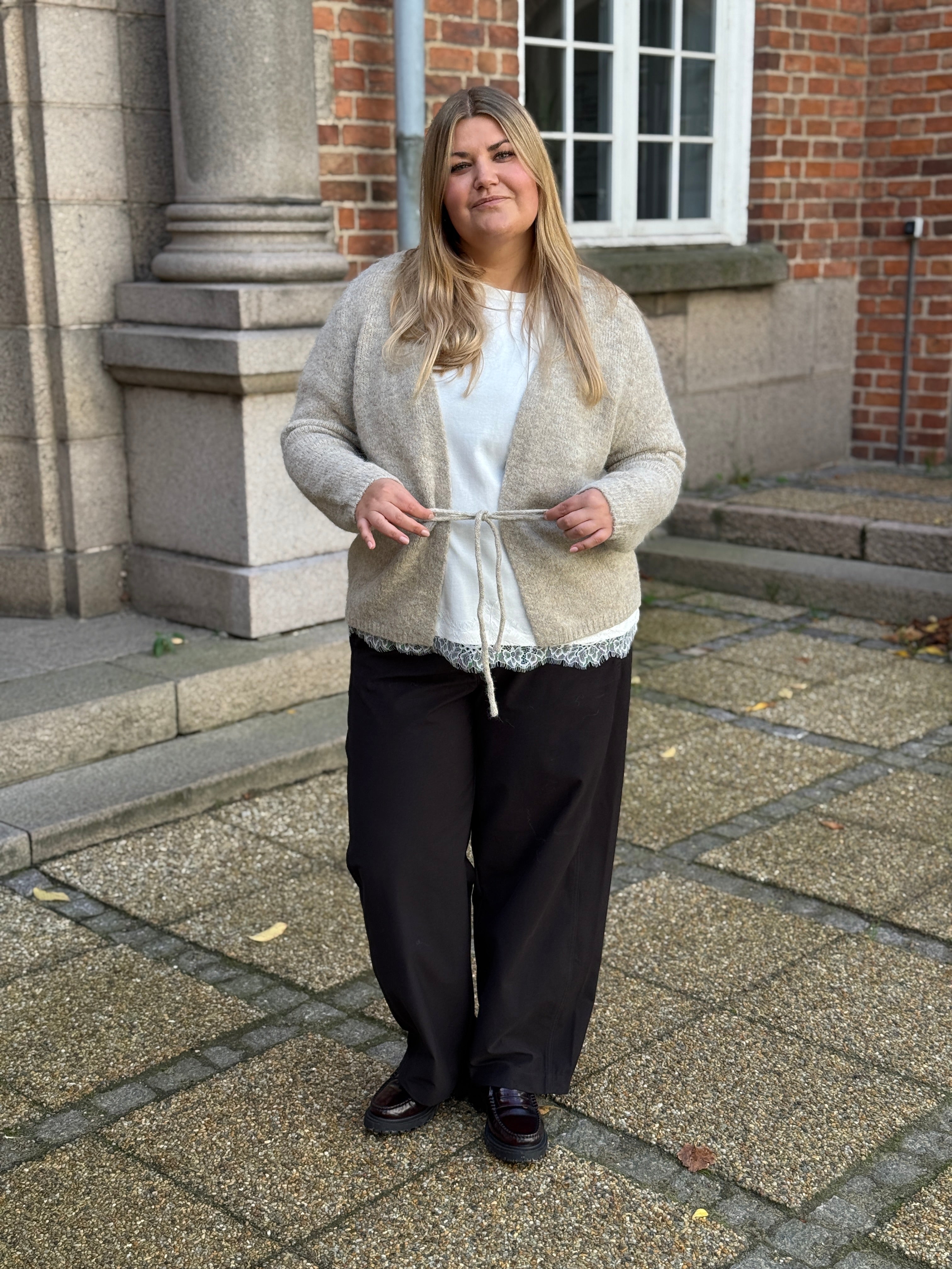 VMCCORA Knitted Cardigan - Silver Mink