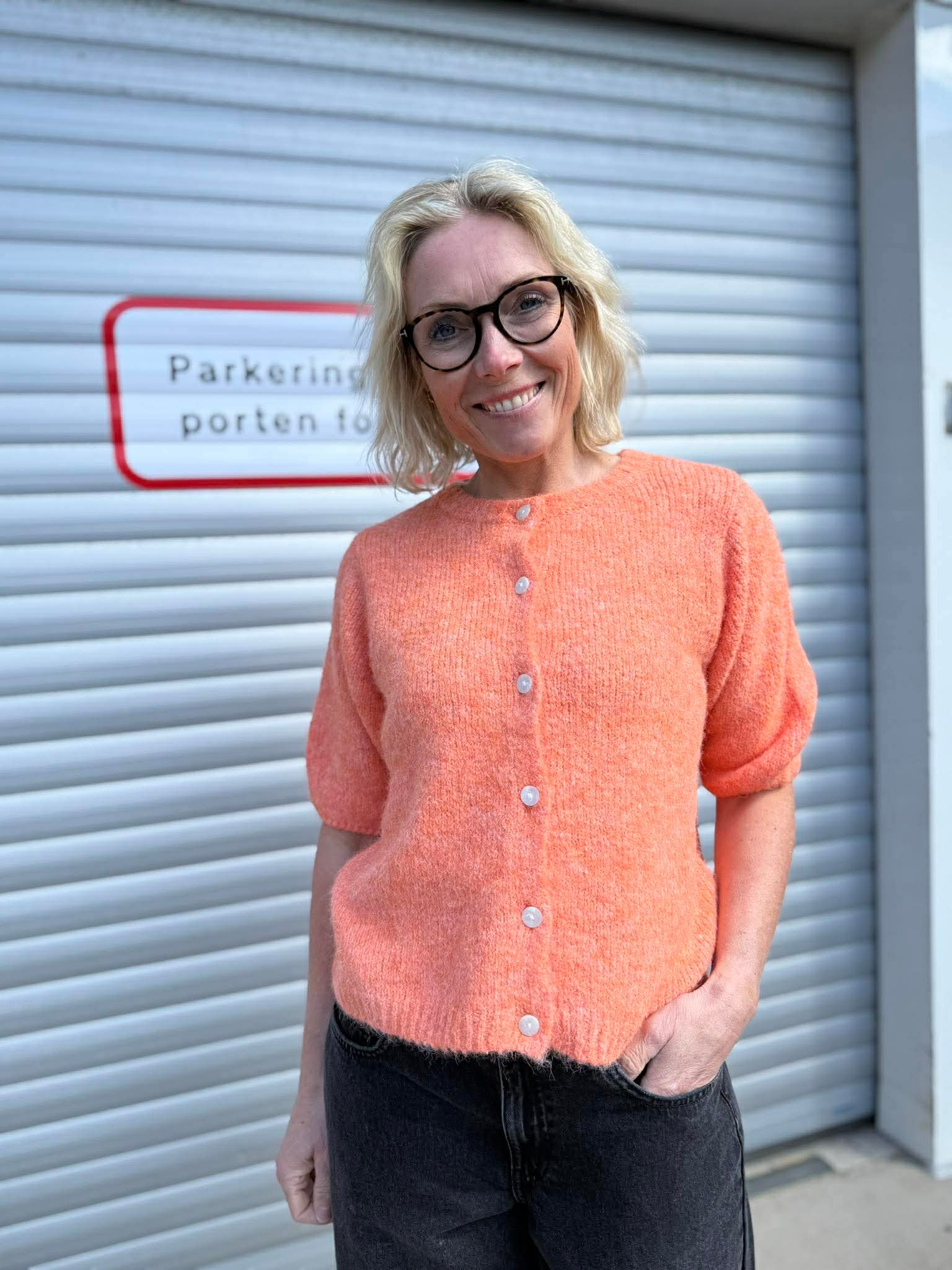 VMKARA Knit Cardigan - Cantaloupe