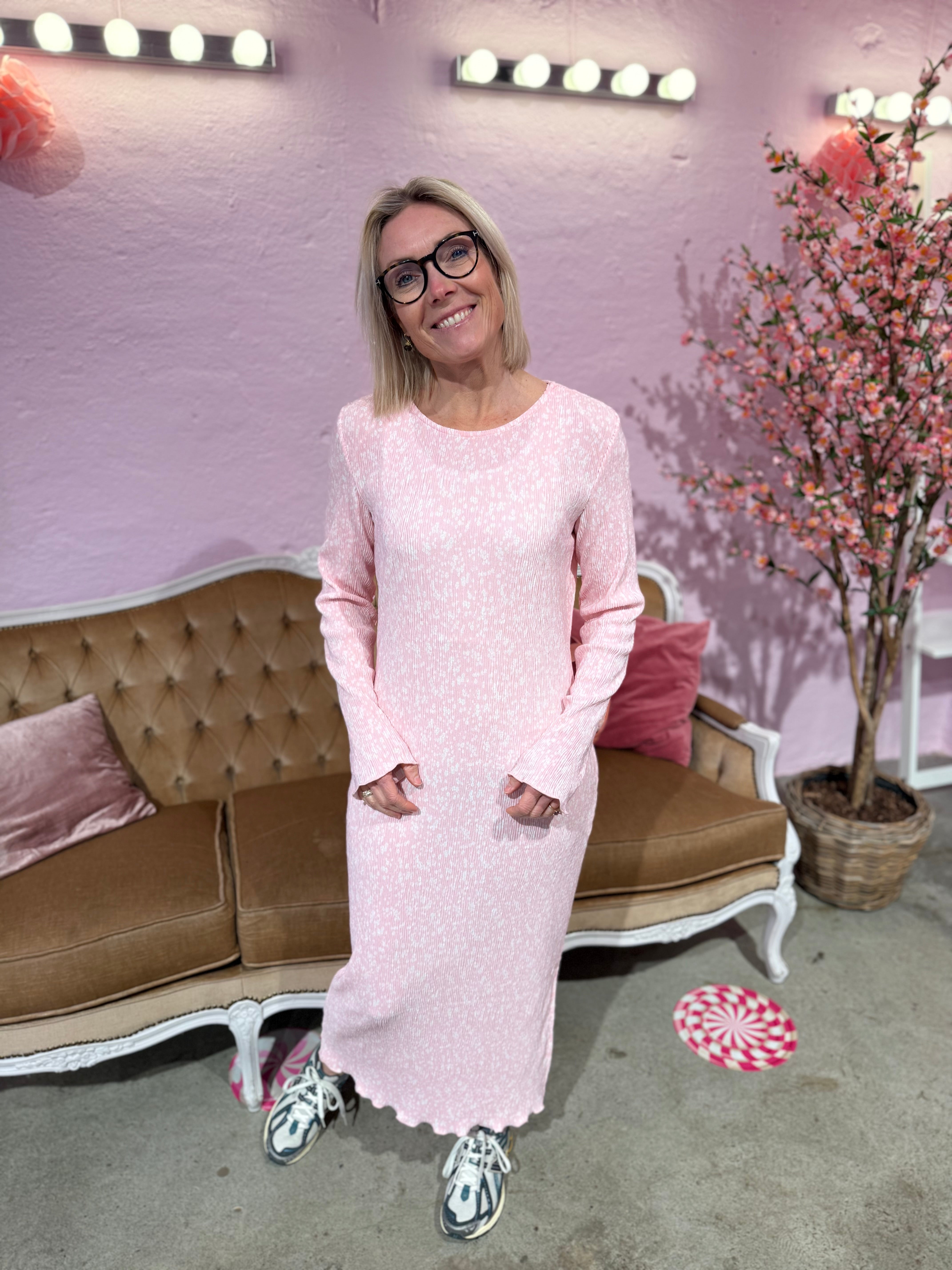 PCFLORA Midi Dress - Roseate Spoonbill