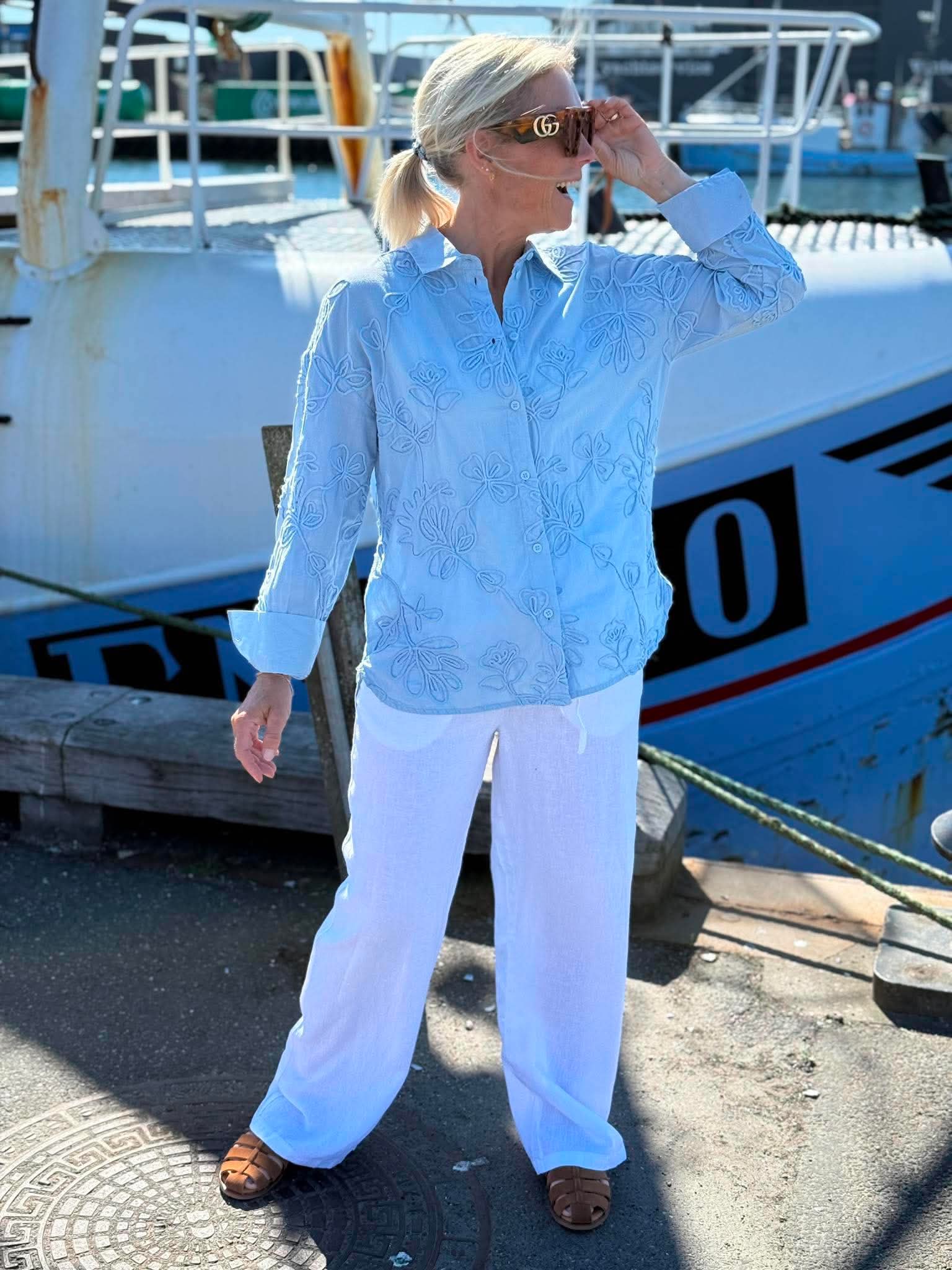 PCPRIMROSA Shirt - Cashmere Blue