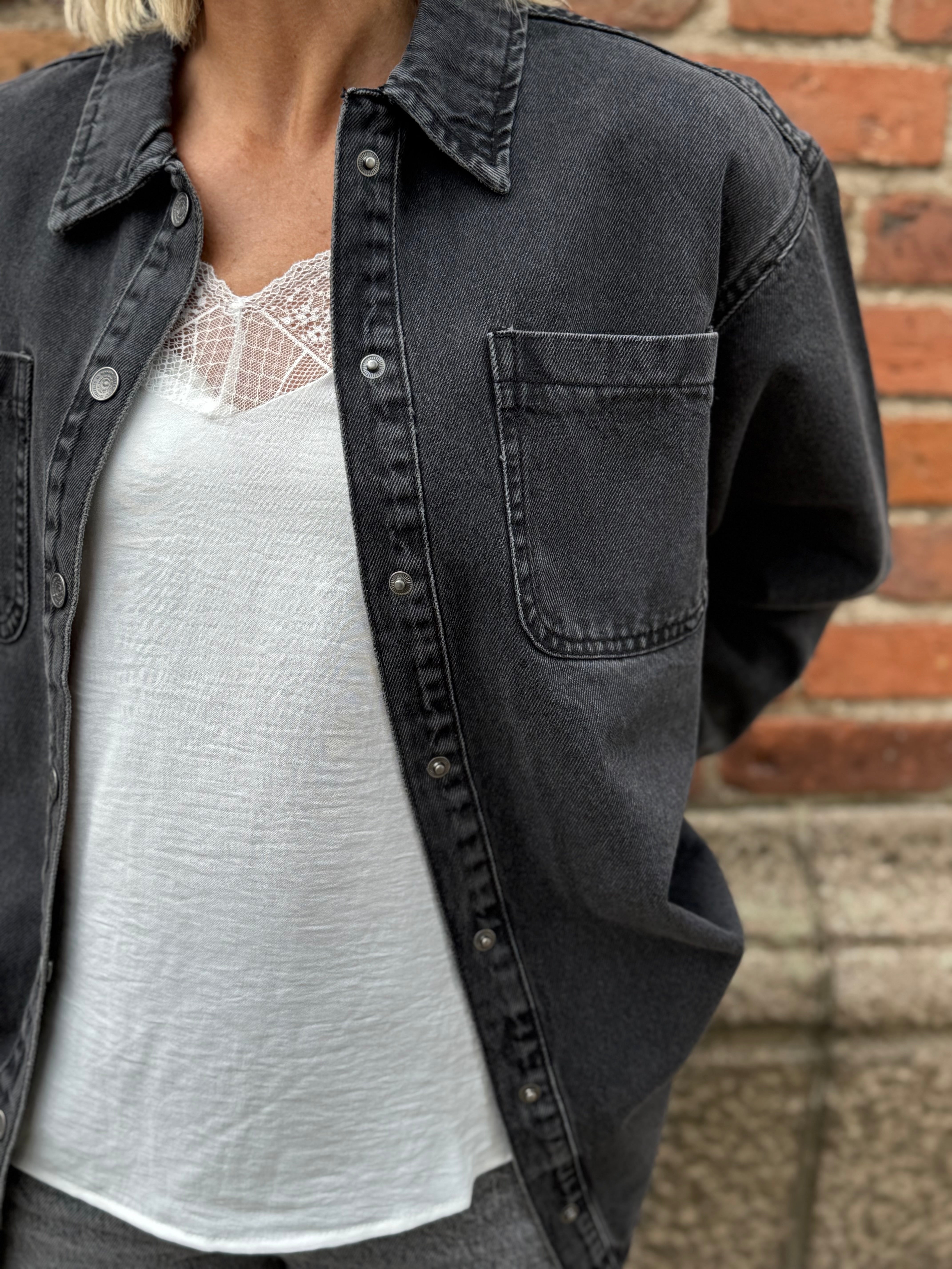 NMALVA Jacket - Black Denim