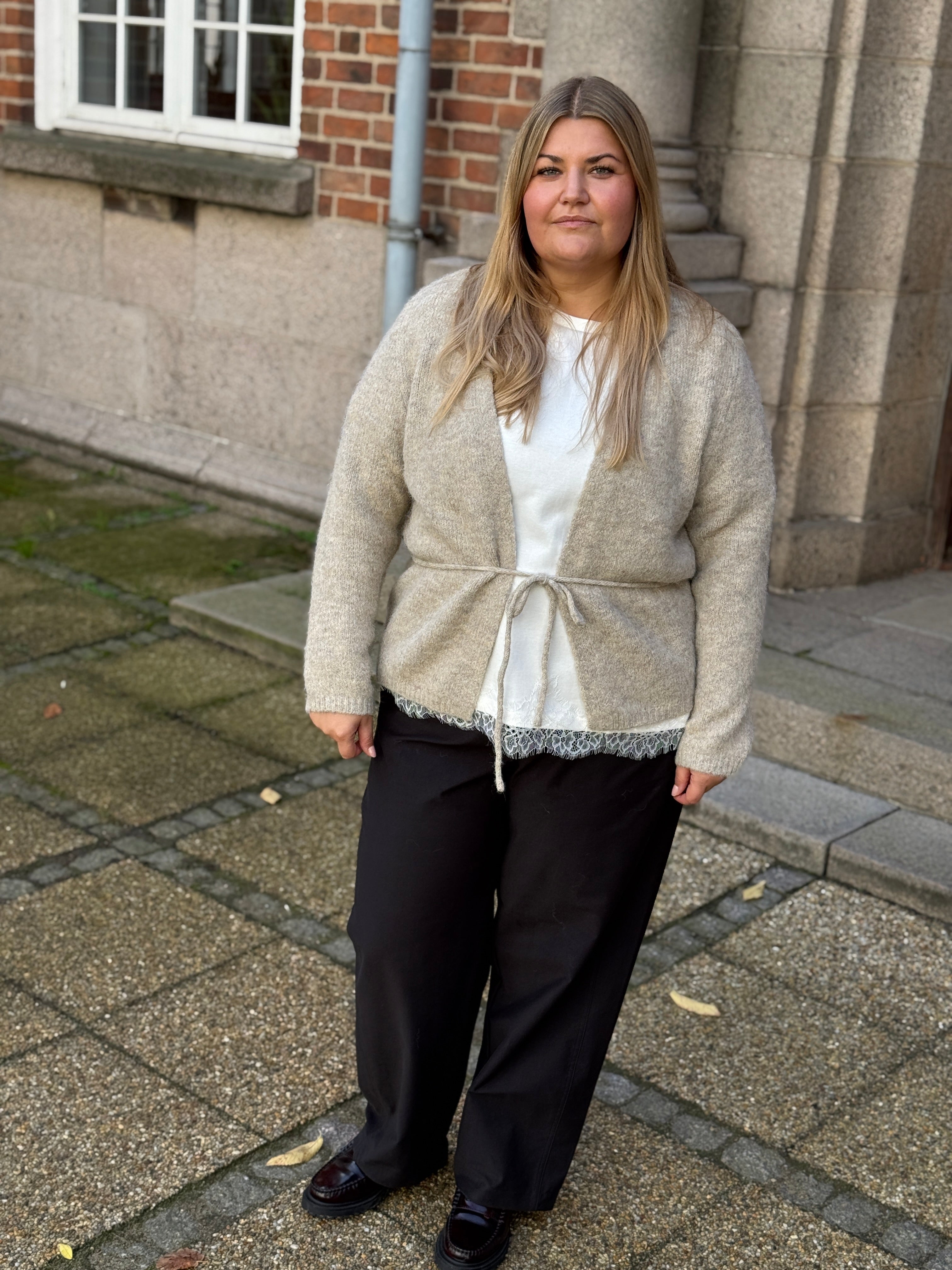 VMCCORA Knitted Cardigan - Silver Mink