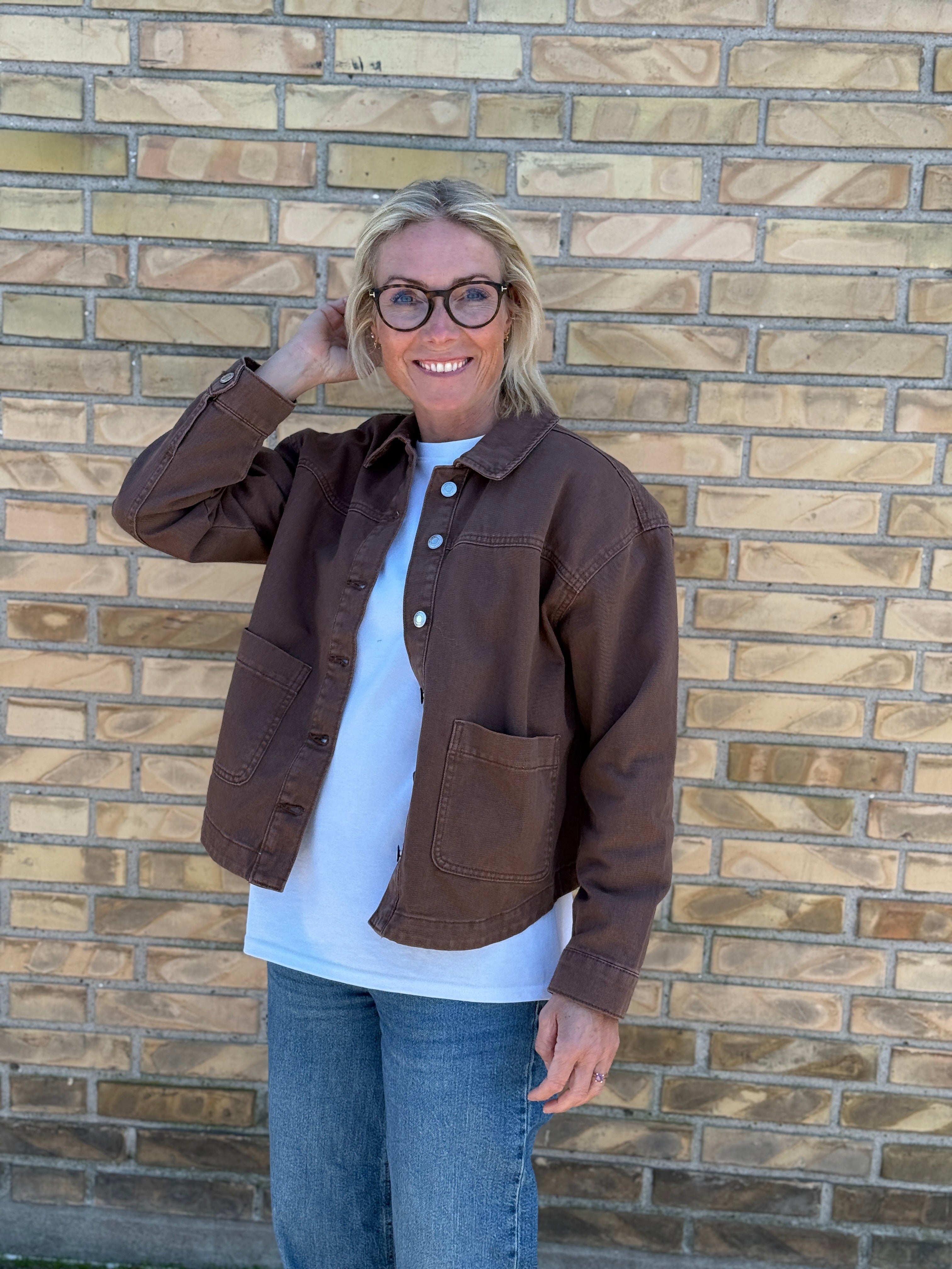 VMJAMIE Denim Jacket - Cocoa Brown