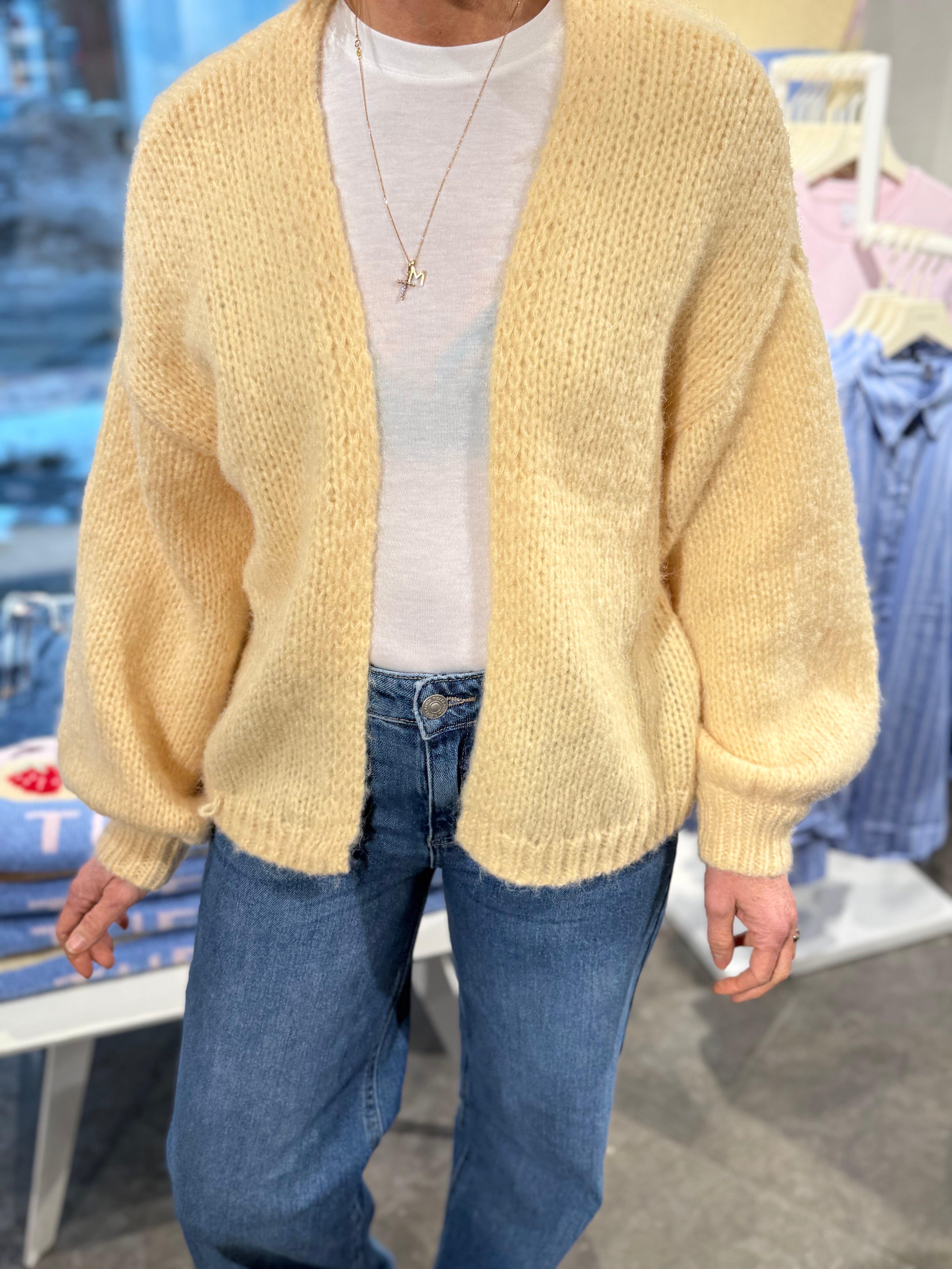 VMMAYBE Knit Cardigan - Flan