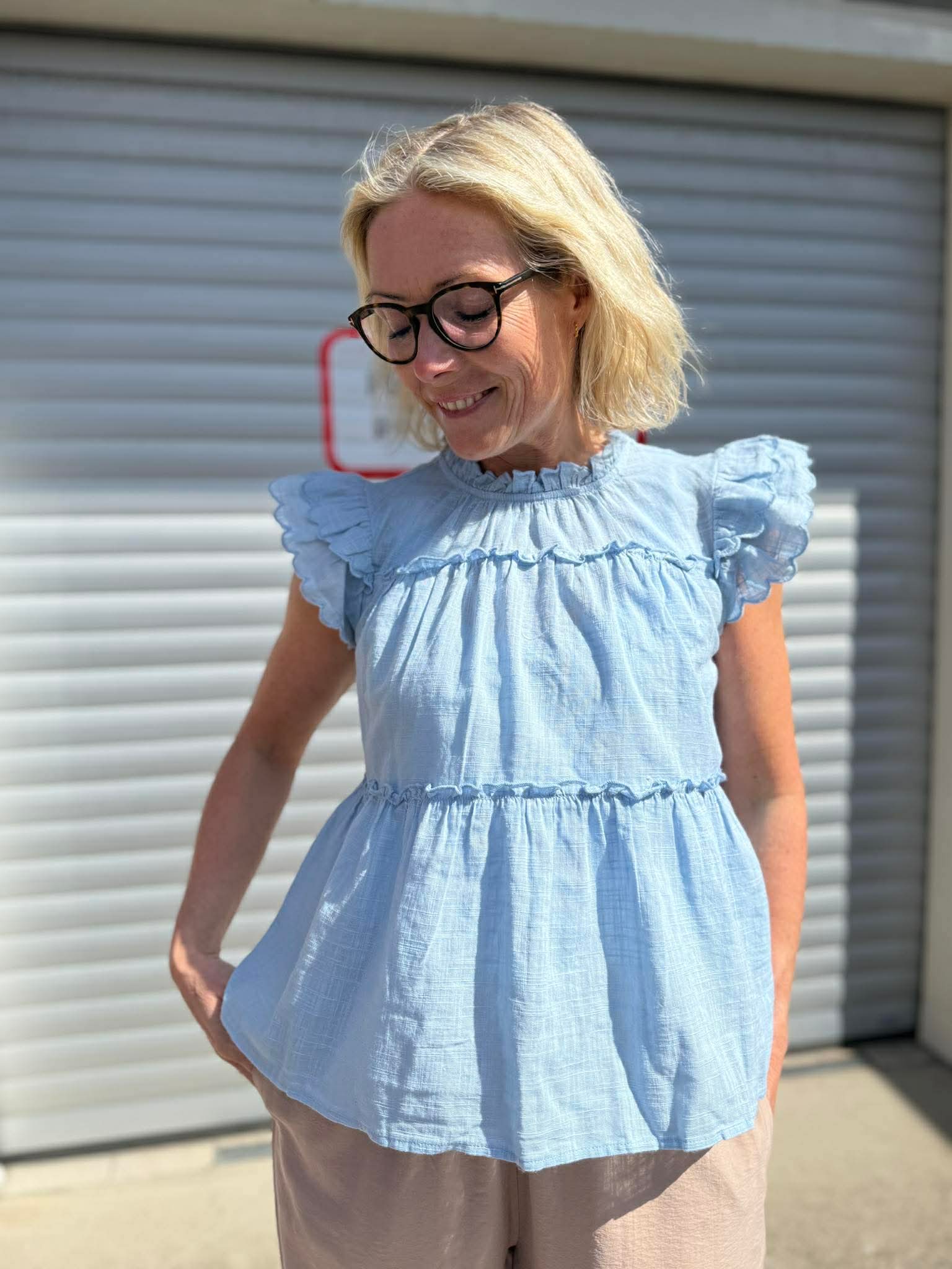 VMMIE Top - Cashmere Blue