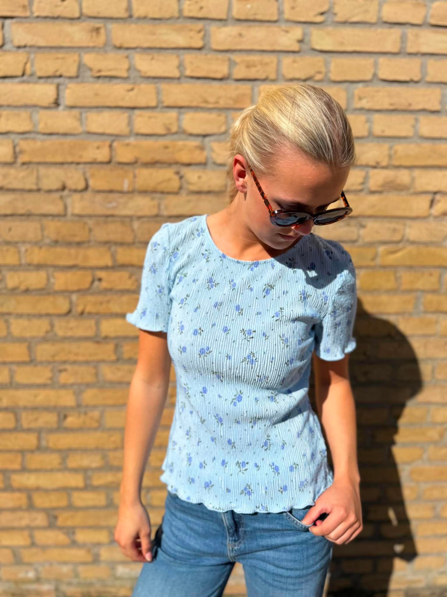 PCFLORA T-Shirt - Cashmere Blue